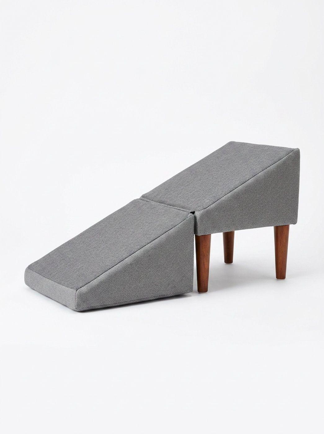 Rampa para perros Raza Pequeña de  40 cm x 40 cm x 50 cm Gris Claro-0