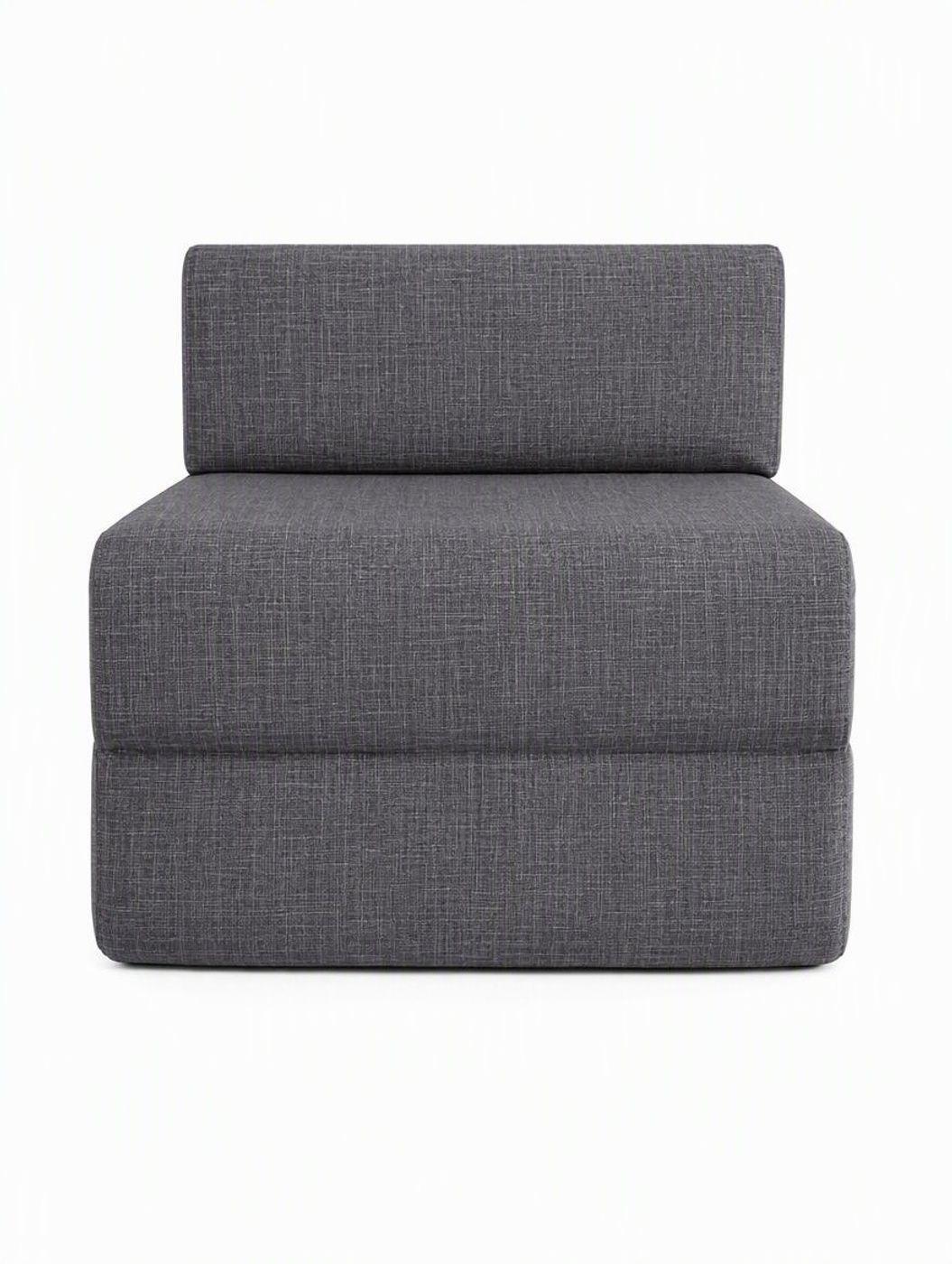 SOFA CAMA  DE ESPUMA DE 65CM GRIS 184 x 65 x 17-1