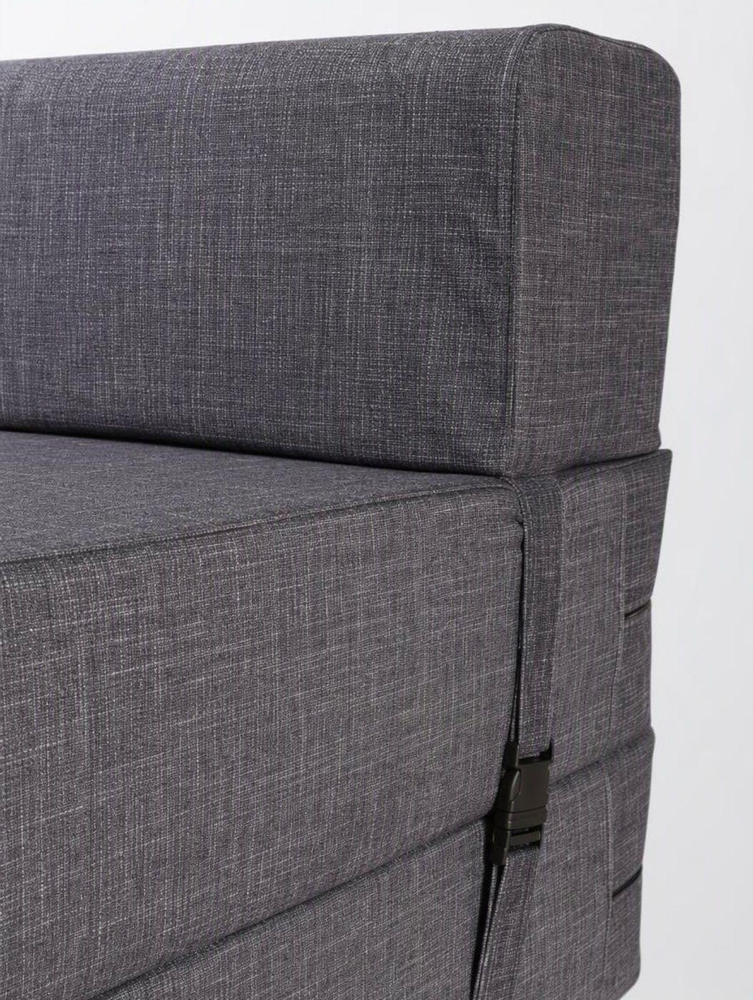 SOFA CAMA  DE ESPUMA DE 65CM GRIS 184 x 65 x 17-2