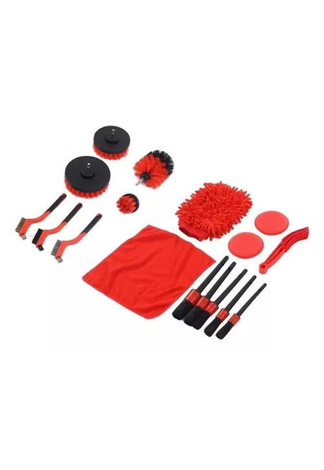 Kit de limpieza de auto, 18 piezas, pulidor de focos y limpieza de auto-2