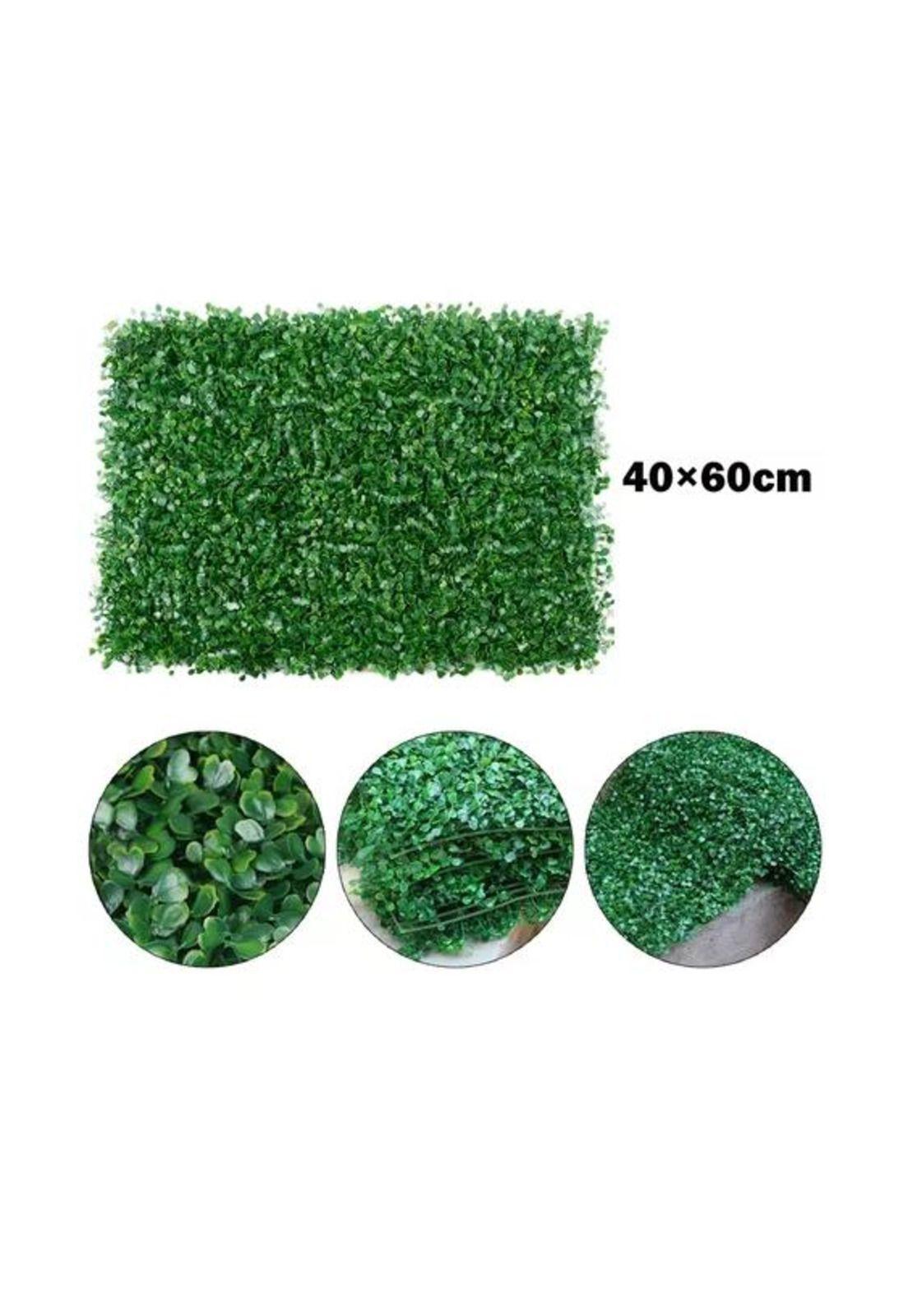 10 Mallas Pasto Artificial Trébol 60x40cm-3