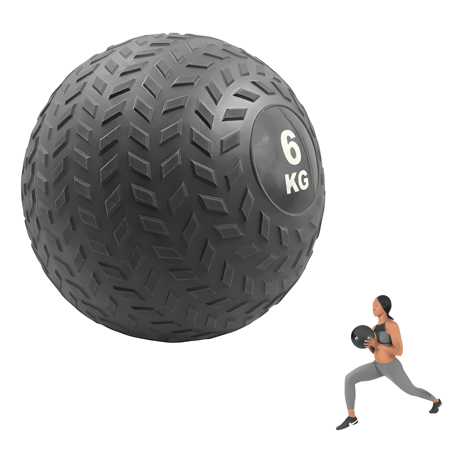 Balón medicinal 6kg para entrenamiento crossfit / slam #3-3
