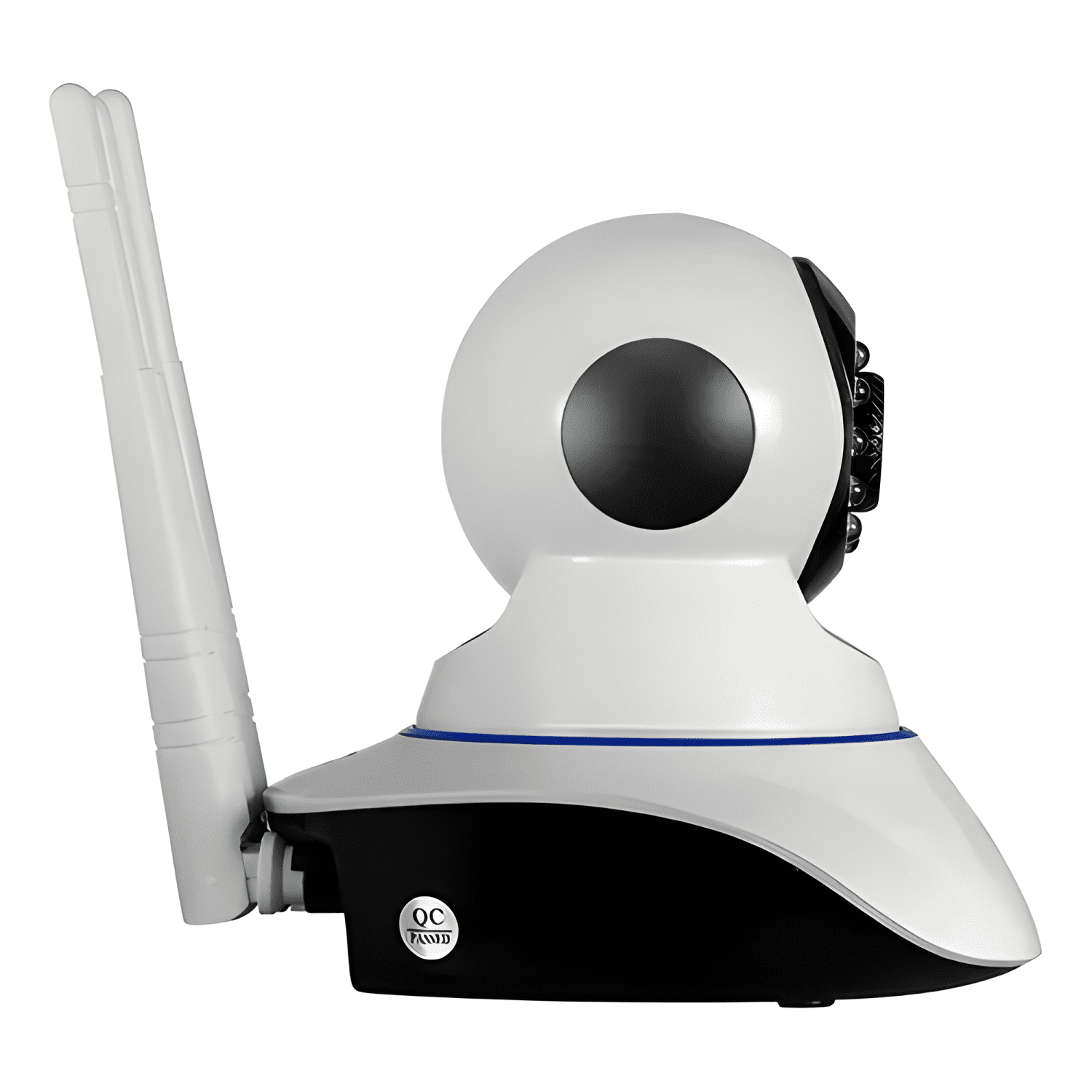Camara de Seguridad Mascota Wifi Nocturna Perro Blanco-2