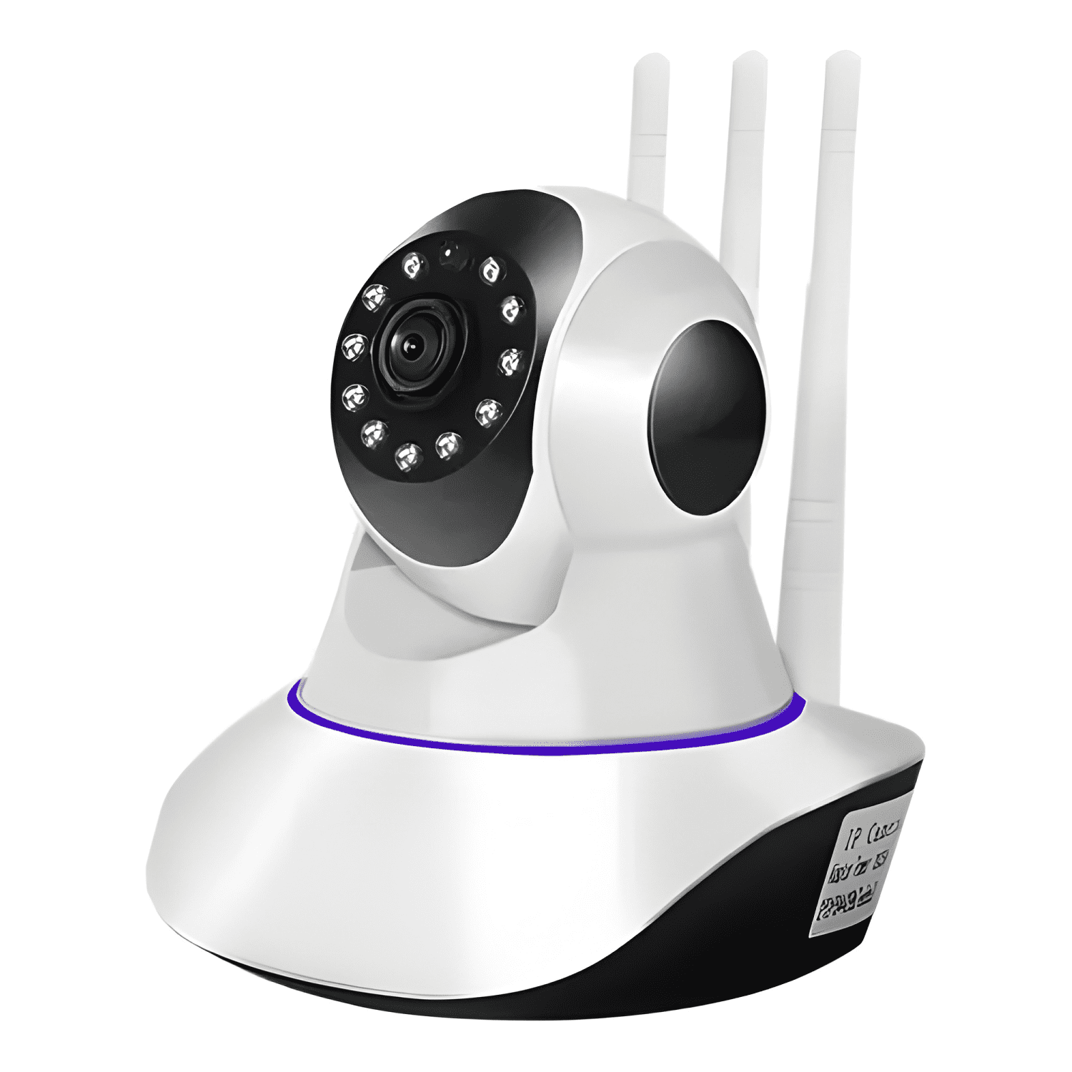 Camara de Seguridad Mascota Wifi Nocturna Perro Blanco-3