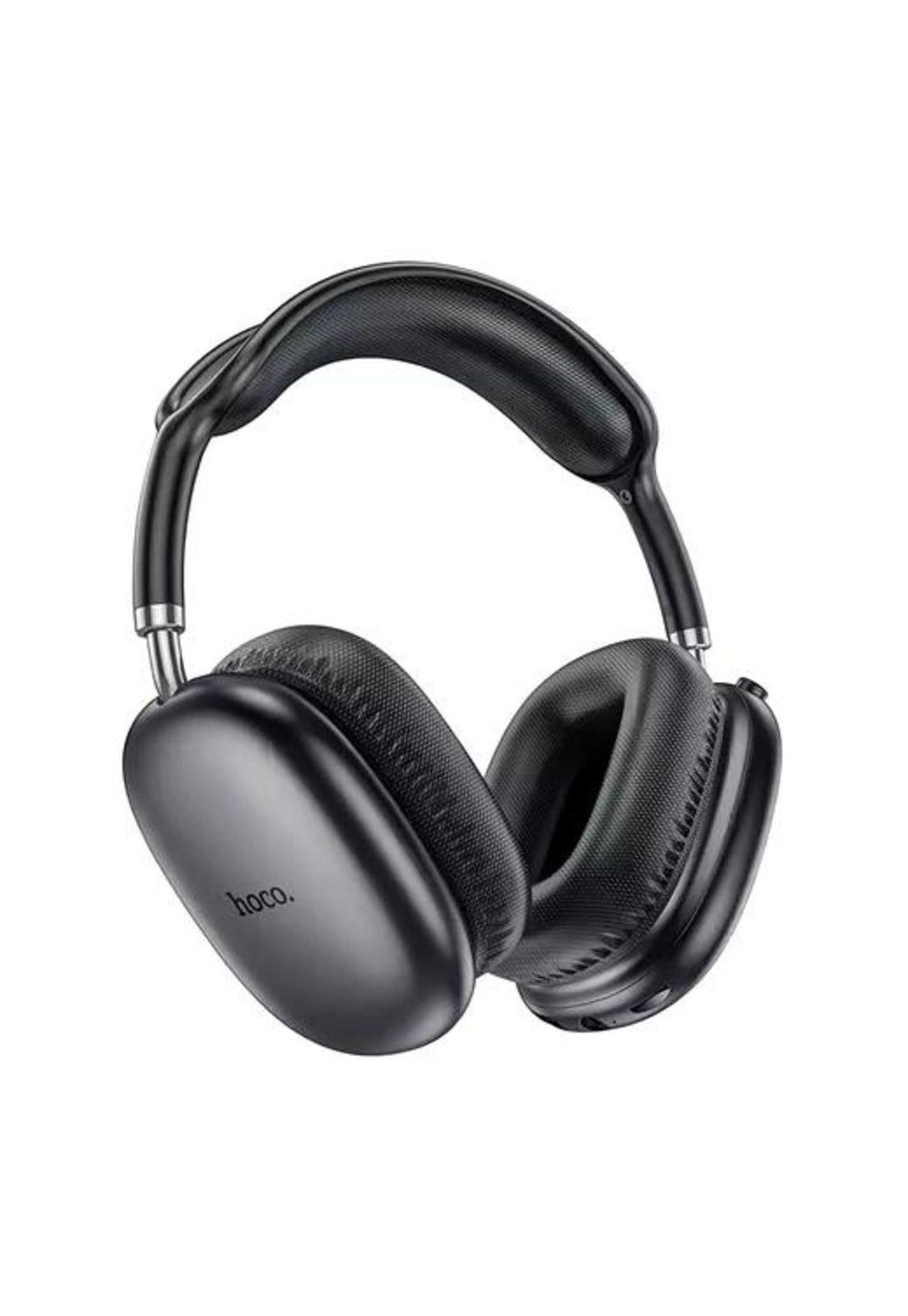 Audífonos Hoco W35 Air Triumph over ear Bluetooth negro-0