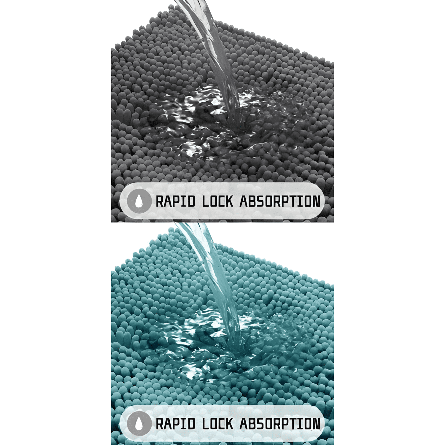 ×2 Tapete Alfombrilla Baño Super Absorbente Piso Tina Ducha-2