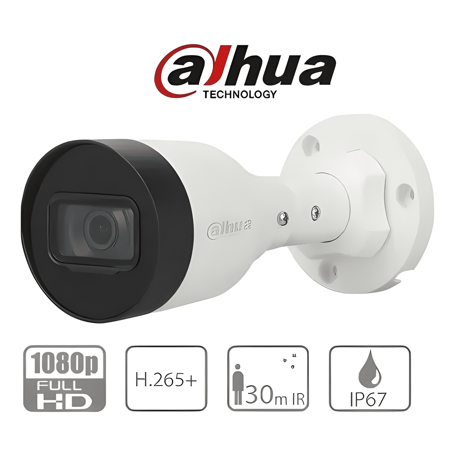 Cámara Ip Dahua 2mp Bullet Ipc-hfw1230s1p Exterior Poe 1080p-2