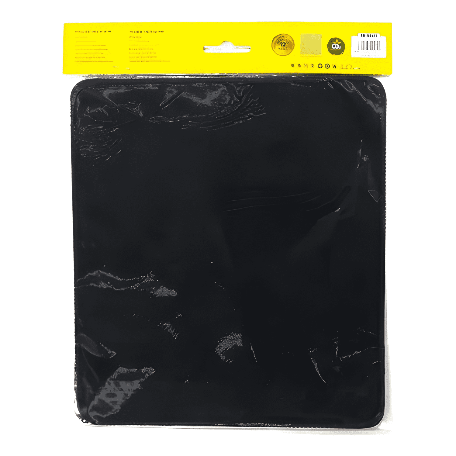 Mouse Pad Tecmaster Antideslizante Tela 24.5x22 Cm Negro-1
