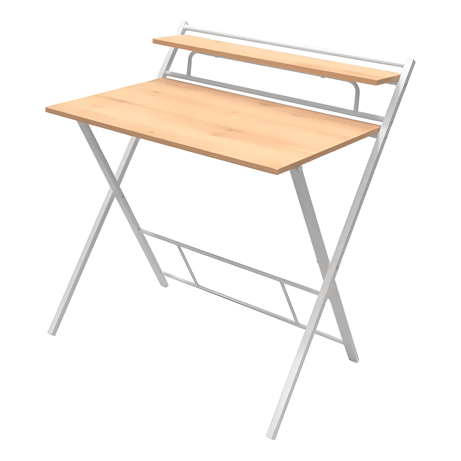Escritorio plegable relan tripoli compacto simil Blanco-1