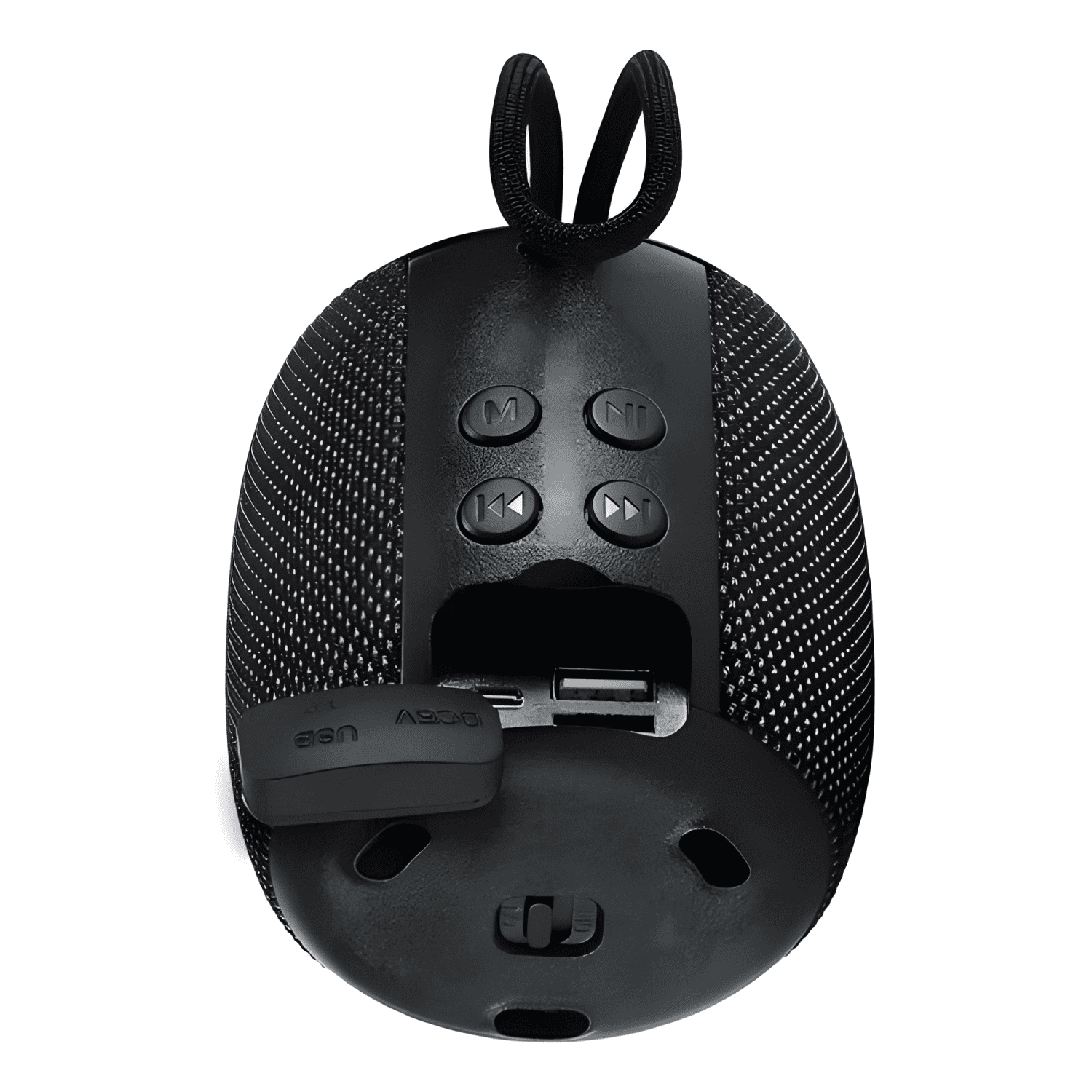 Parlante portátil inalámbrico bluetooth Negro-3