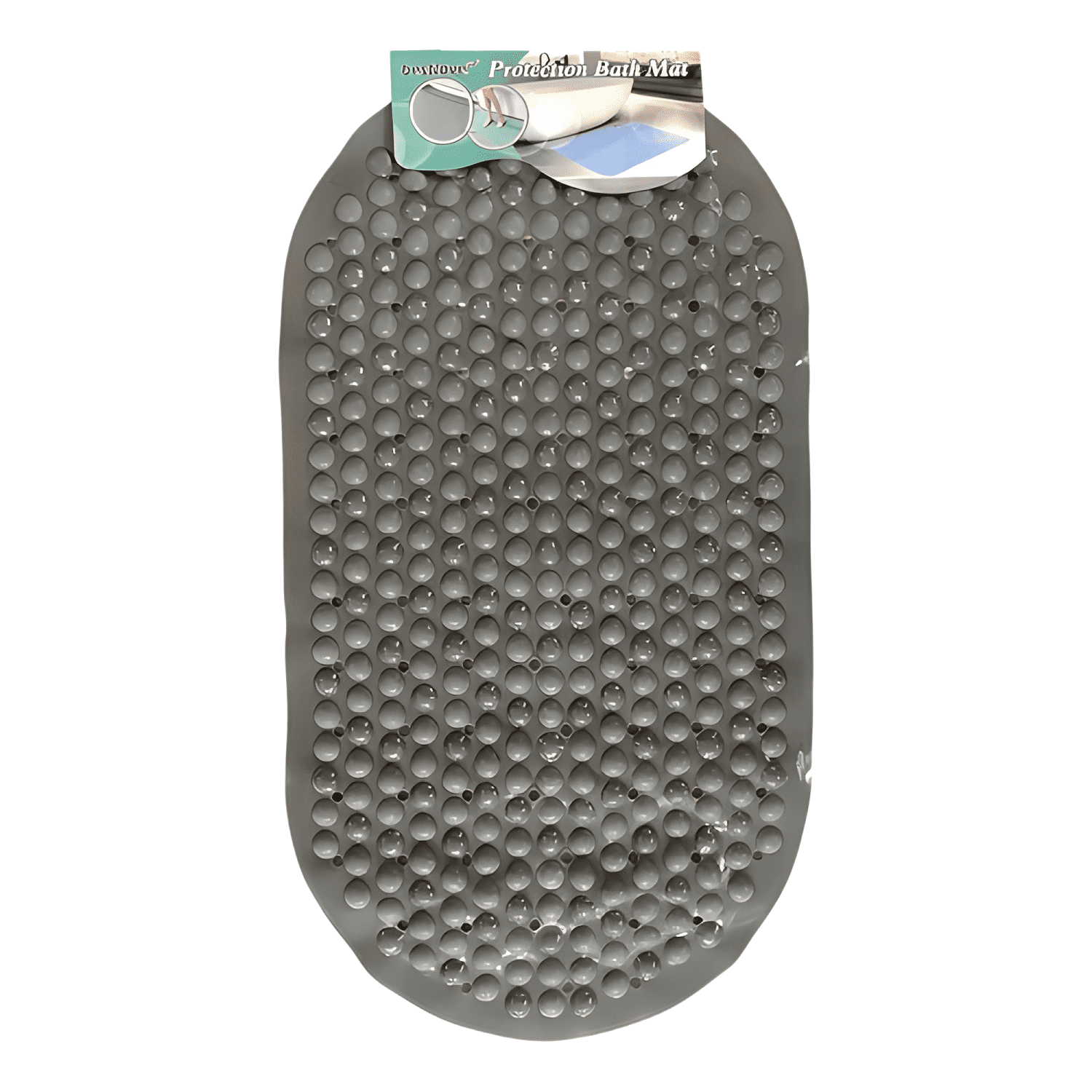 Alfombra De Baño Para Tina Ducha Antideslizante 68x37cm #1-2
