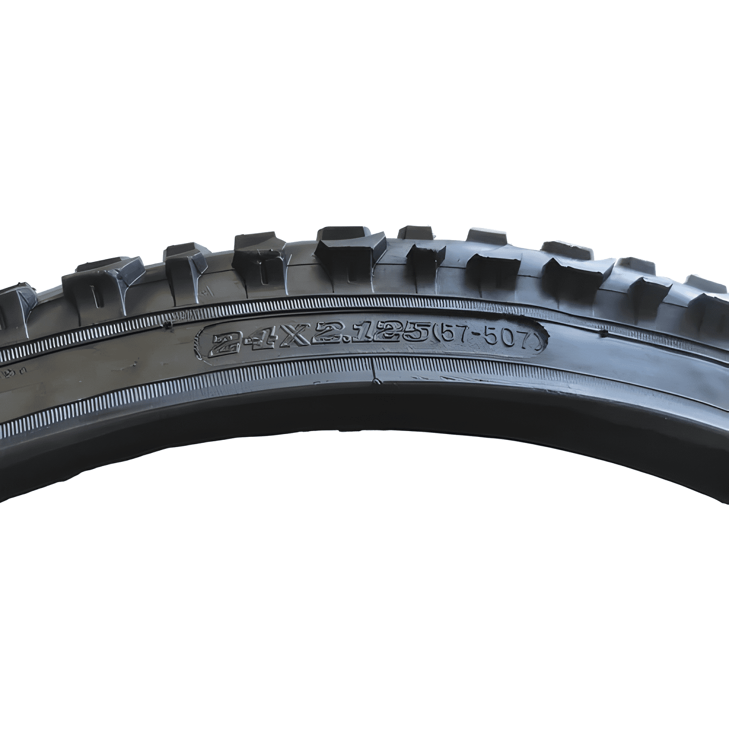 Par de 2 neumáticos cauchos bicicleta aro 24x2.125-3