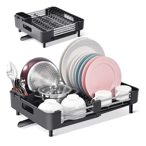 Secaplatos expandible cocina con drenaje-0