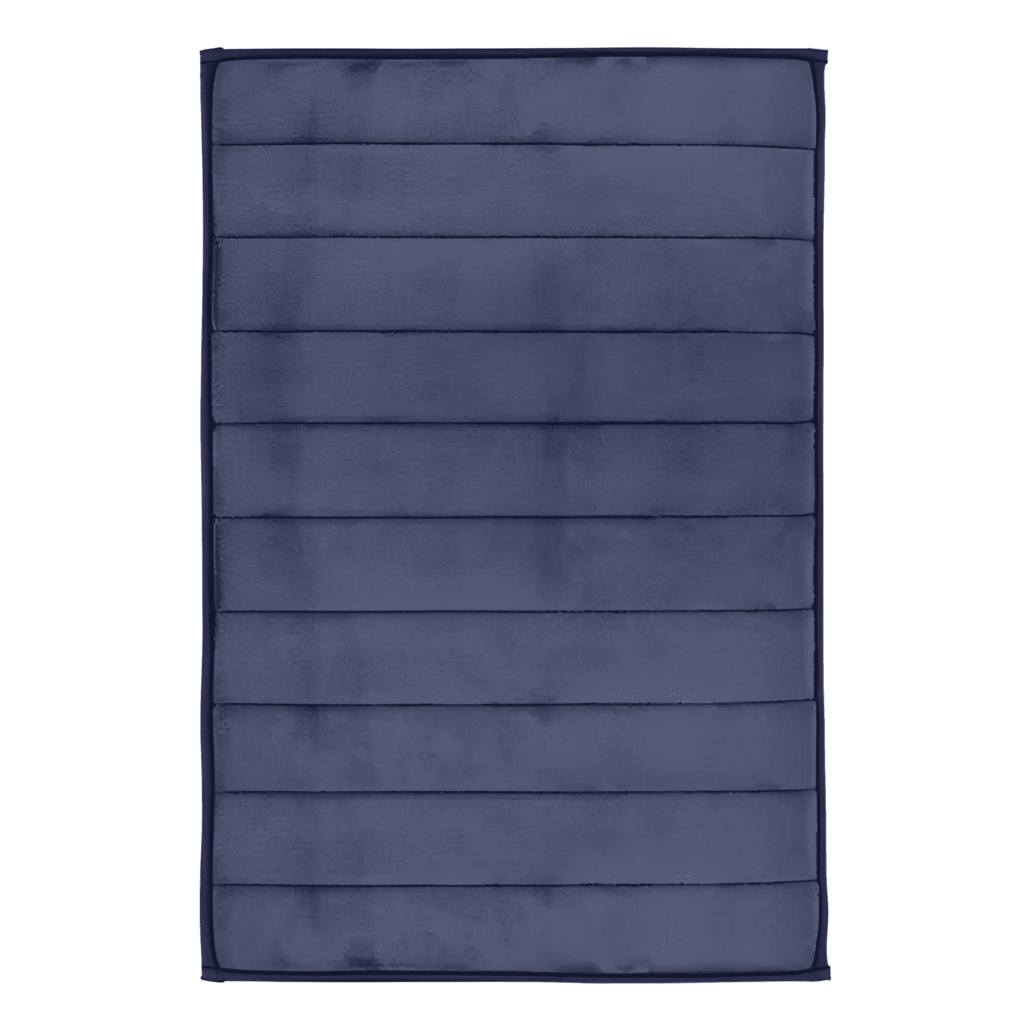 Alfombra De Baño 50x80cm Coralina Ultra Suave Azul-2