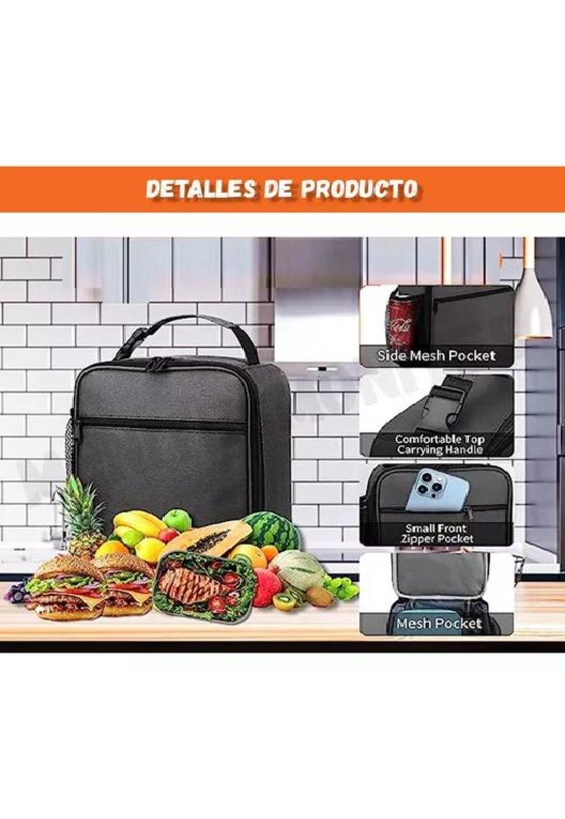 Lonchera Térmica Portátil para Hombre - Bolsa del Almuerzo-5