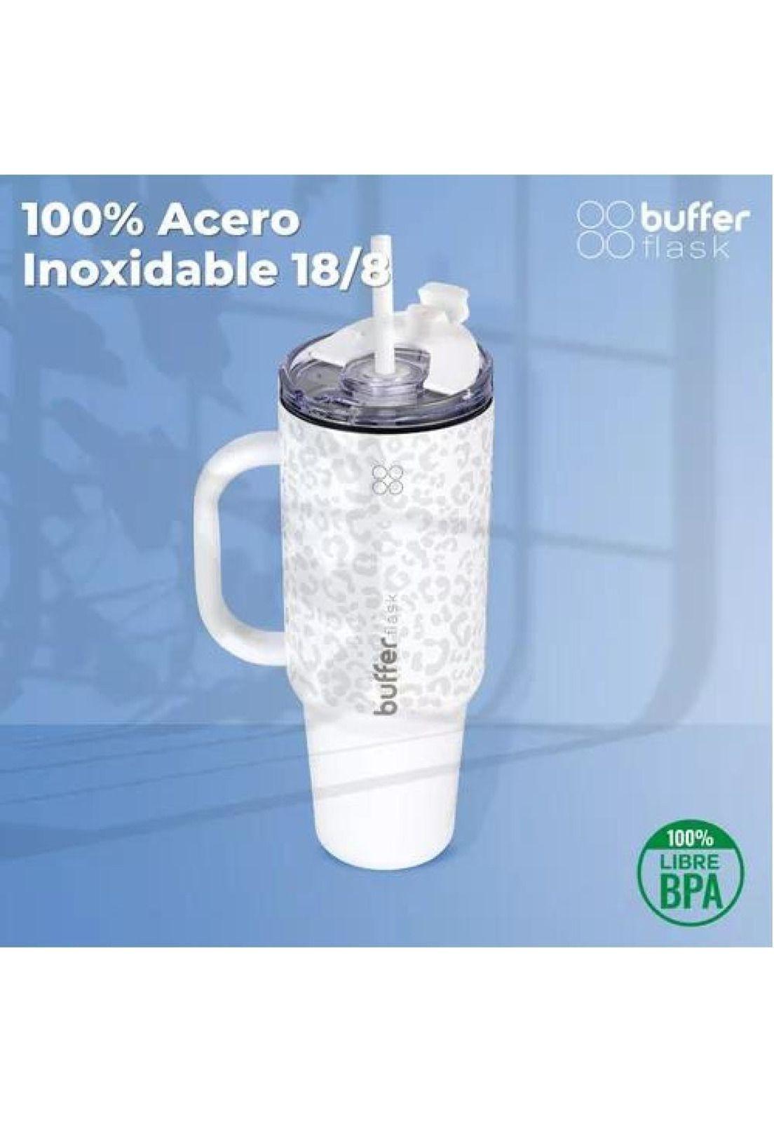 Vaso Térmico Mug Buffer - 1.2 L, Acero Inoxidable, Frío y Calor-5