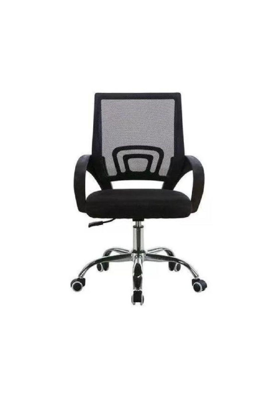 Silla de escritorio ergonómica Lumax Ezri con tapizado de mesh negra-1