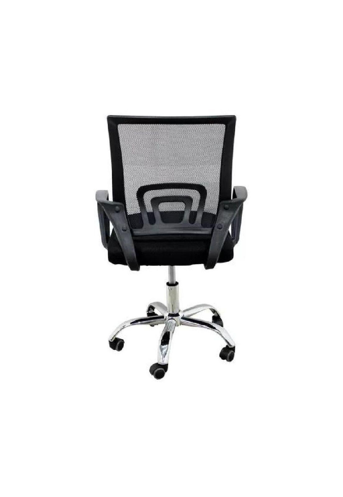 Silla de escritorio ergonómica Lumax Ezri con tapizado de mesh negra-5