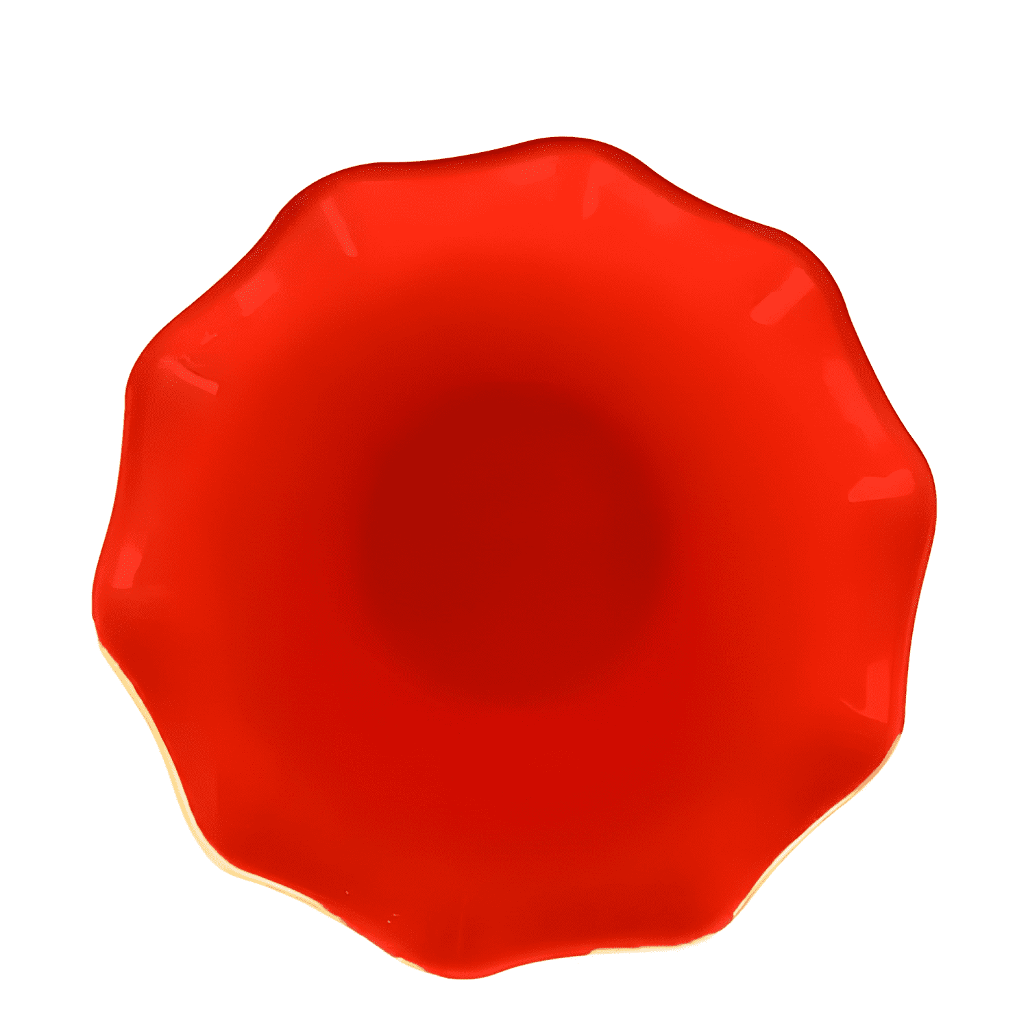 Set de 6 pocillos remolino rojos 150 CC-0