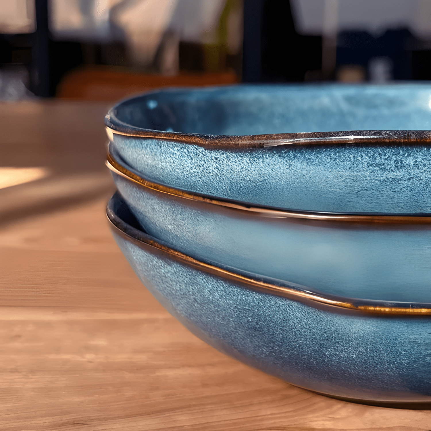 Set 6 bowl redondo ceramica 18x5 CM linea efes tipo gres-0