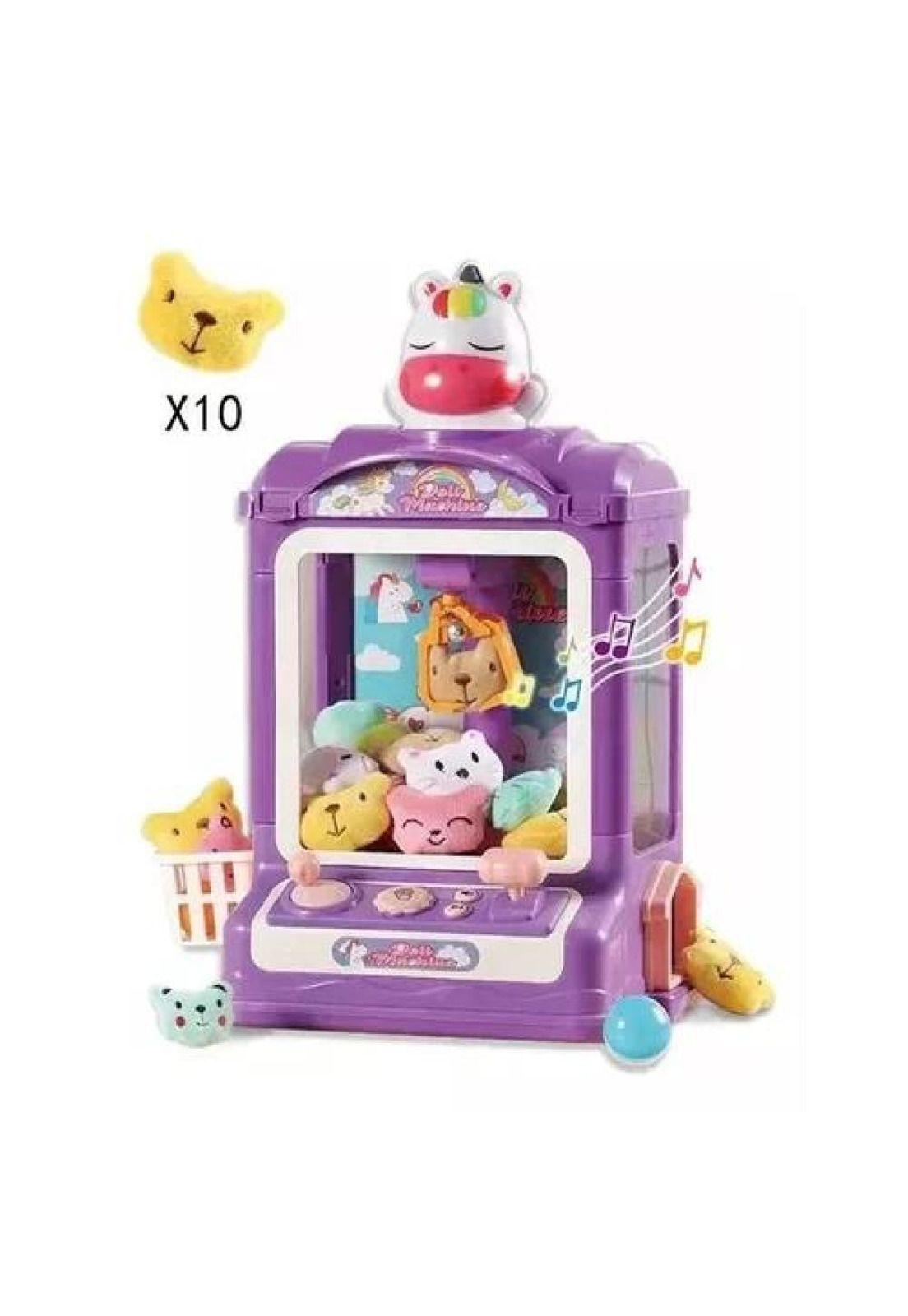Juguete Mini Máquina Saca Peluche - Garra Premio Claw Machine-2