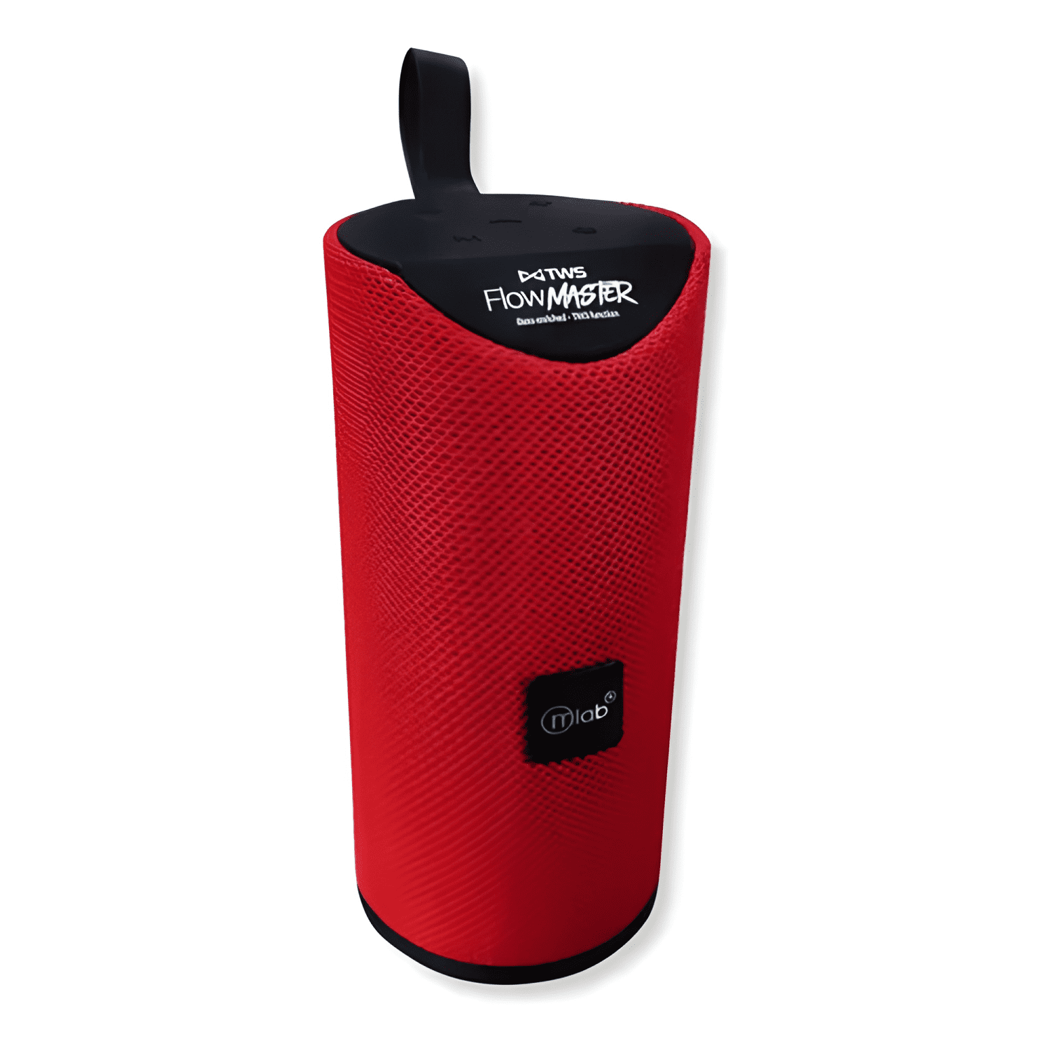 Parlante flow master tws bluetooth usb fm Rojo-1