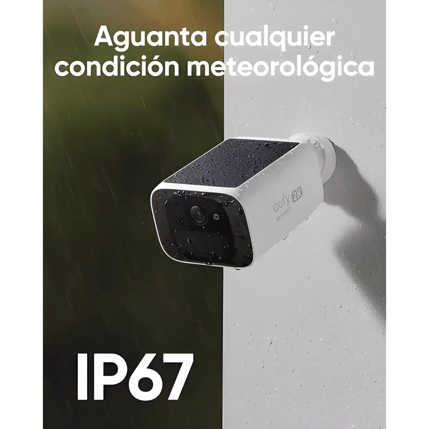 Cámara de Seguridad Eufy S220 Exterior Solar 3mp Ip67 Wifi-3