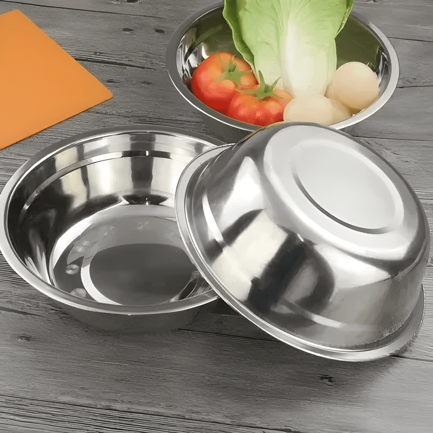 Bowl profundo 16 CM acero inoxidable artículos cocina #2-2