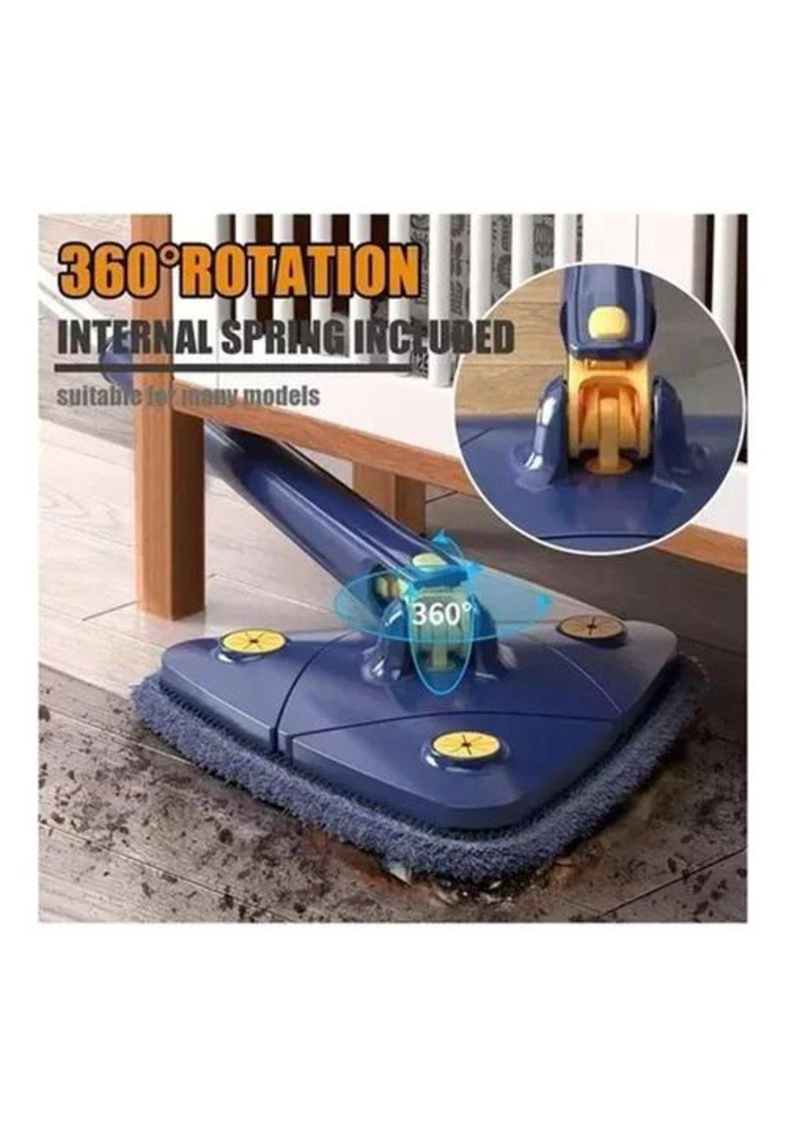 Mopa trapeador gira 360° triangular escurridor automático azul-5