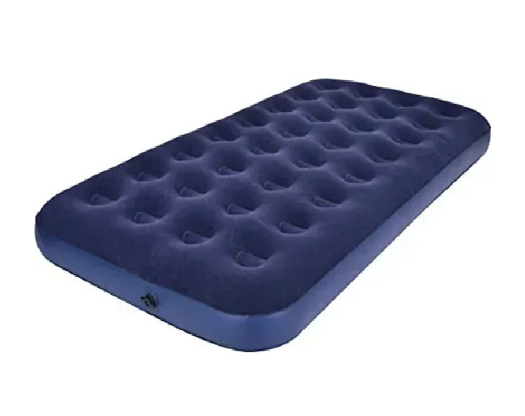 Colchón Inflable 1 Plaza Resistente A 100kg Avenli Azul Oscuro-0