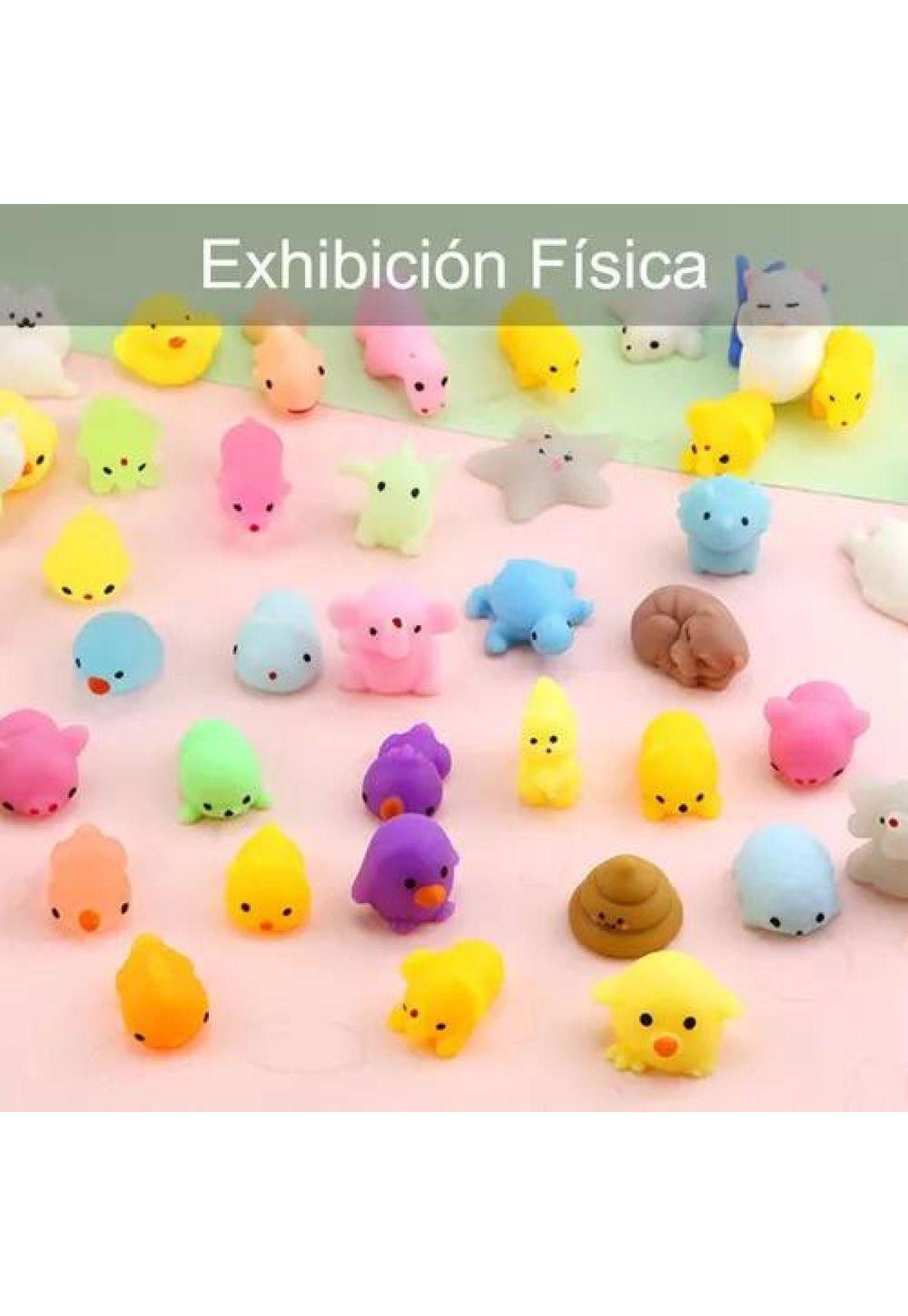 24 Piezas Mini Mochi Squishy - Antiestrés Fidget Squeeze Toy-5