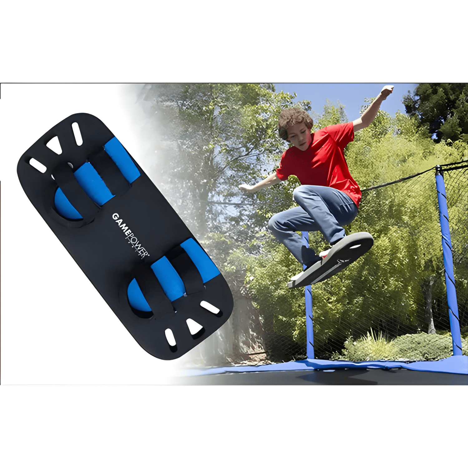 Tabla de saltos Gamepower para cama elástica 73x30x5 cm-2