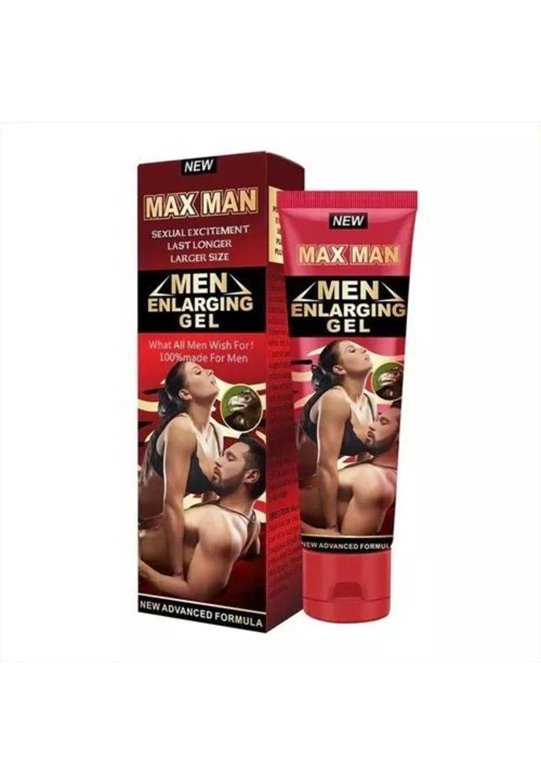 Gel Max Man Crema - Enlarging, Retarda Eyaculación Sin Sabor-0
