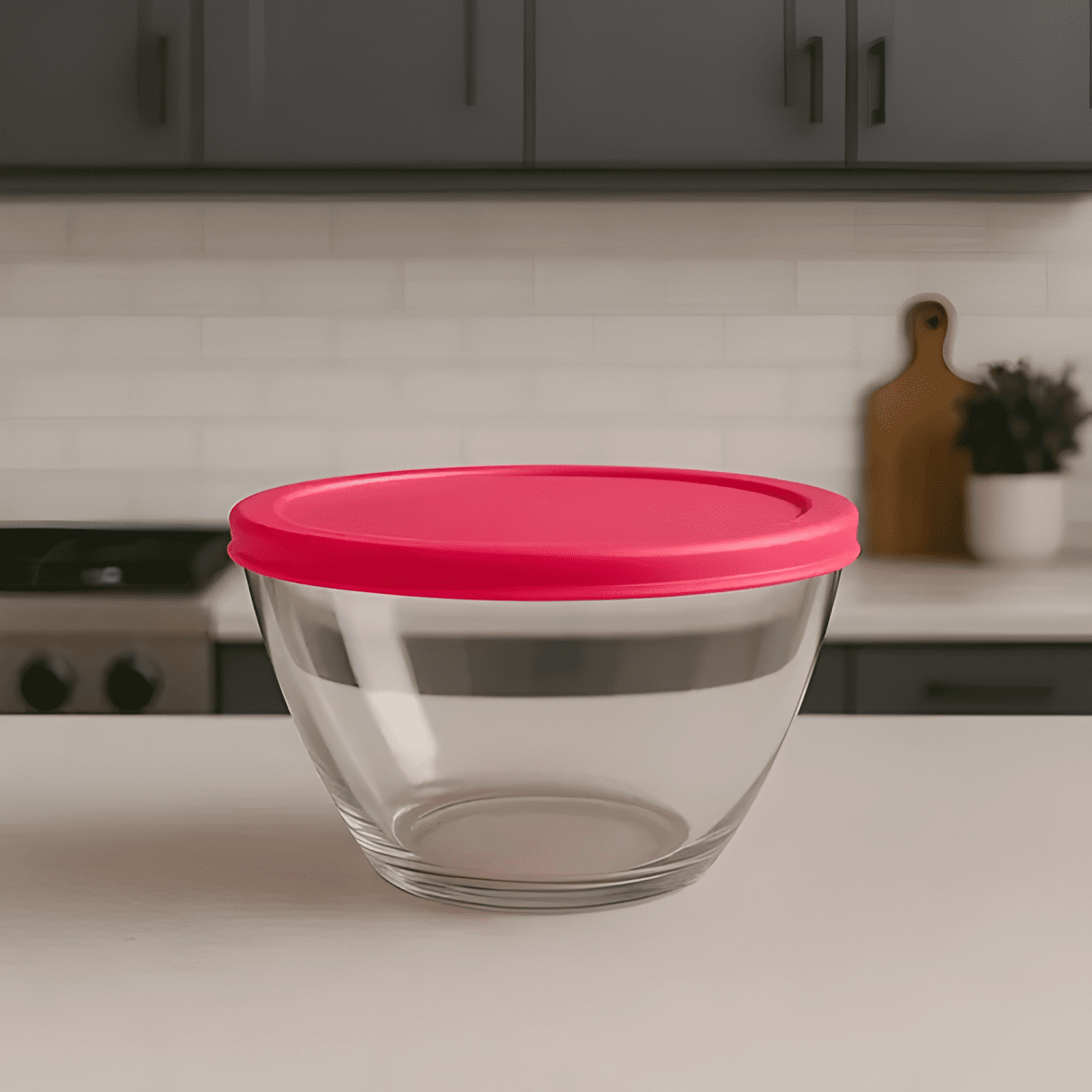 Set 12 bowls tazon contenedor de vidrio con tapa aperitivos-2