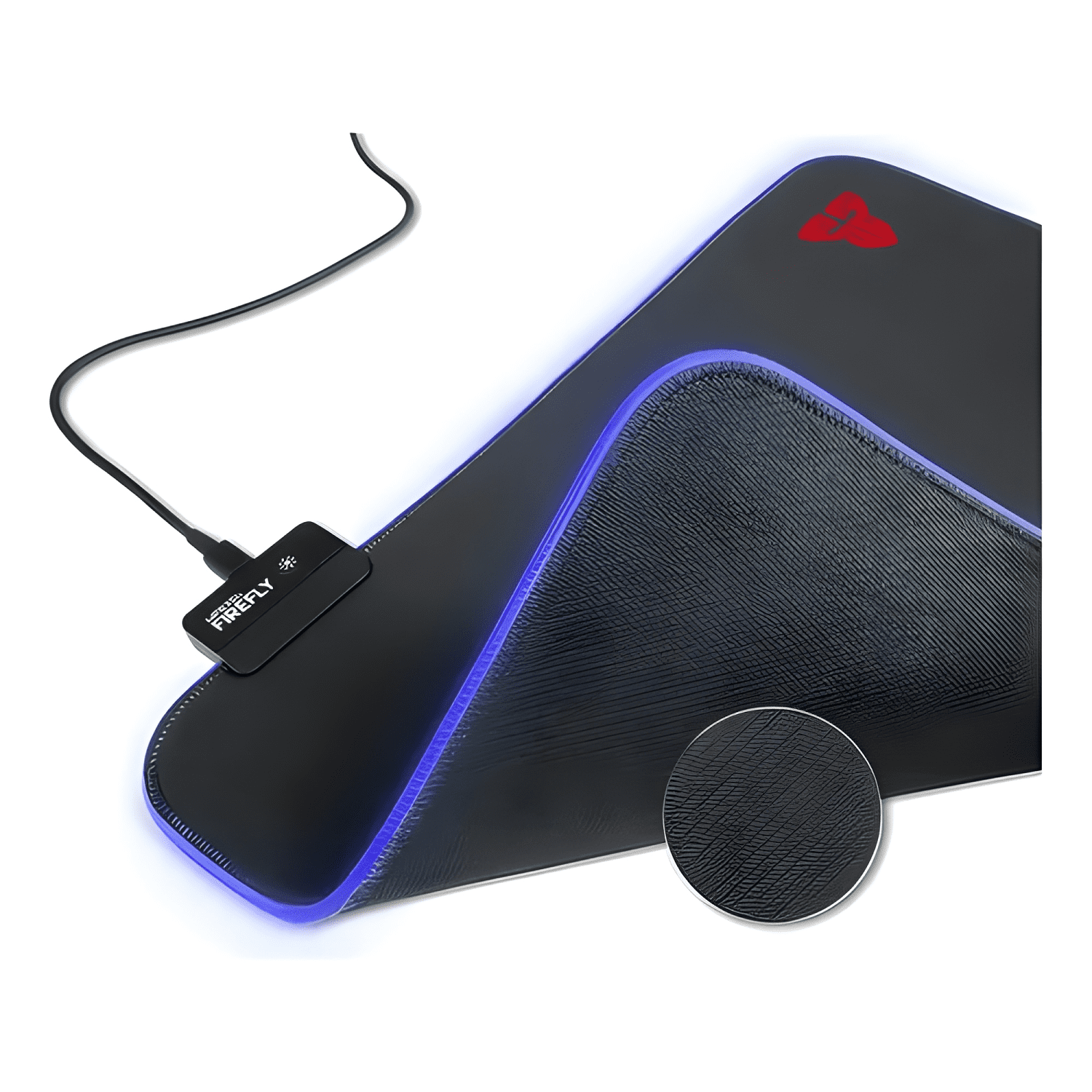 Mousepad Rgb Fantech Gaming Firefly Mpr351s Negro-2
