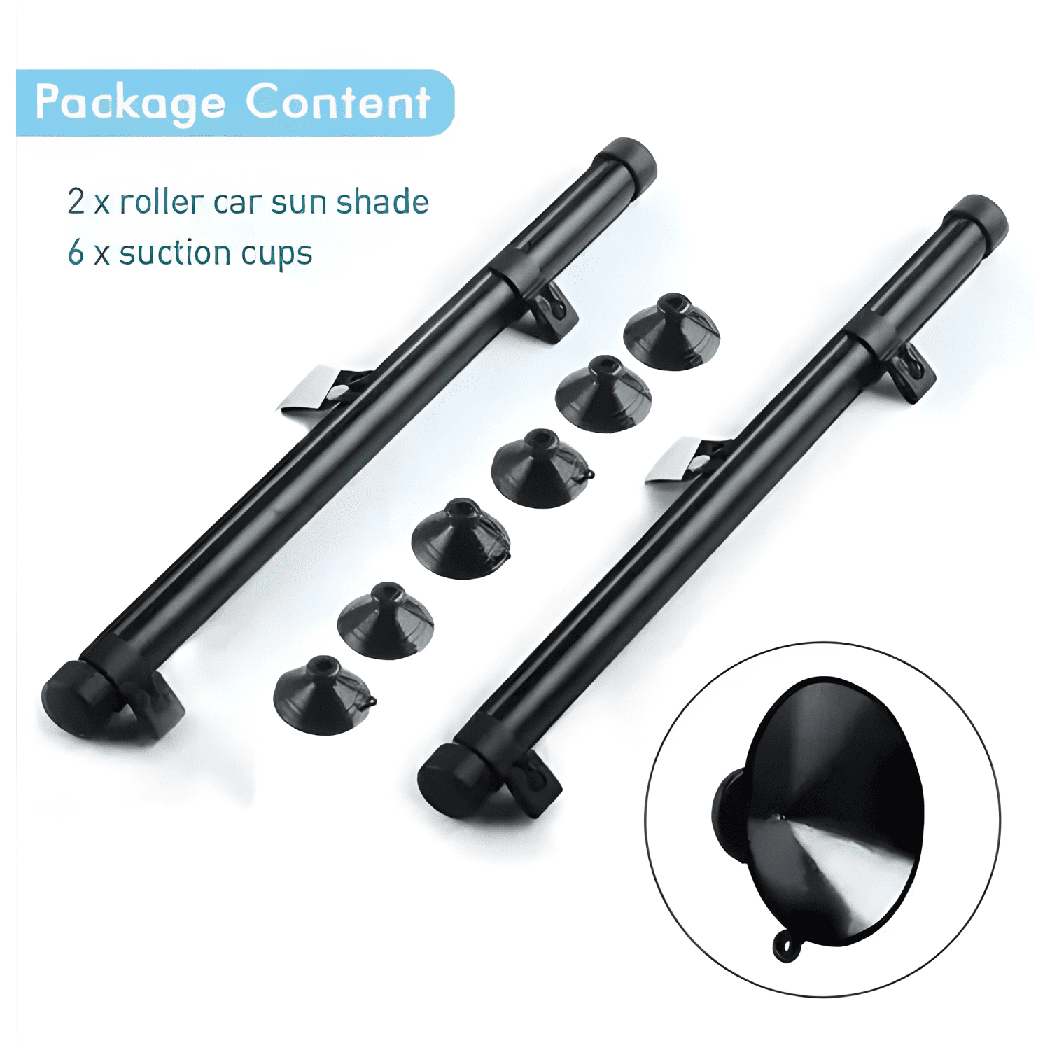 Quitasol Retractil Parasol Enrollable de Ventana para Auto-4