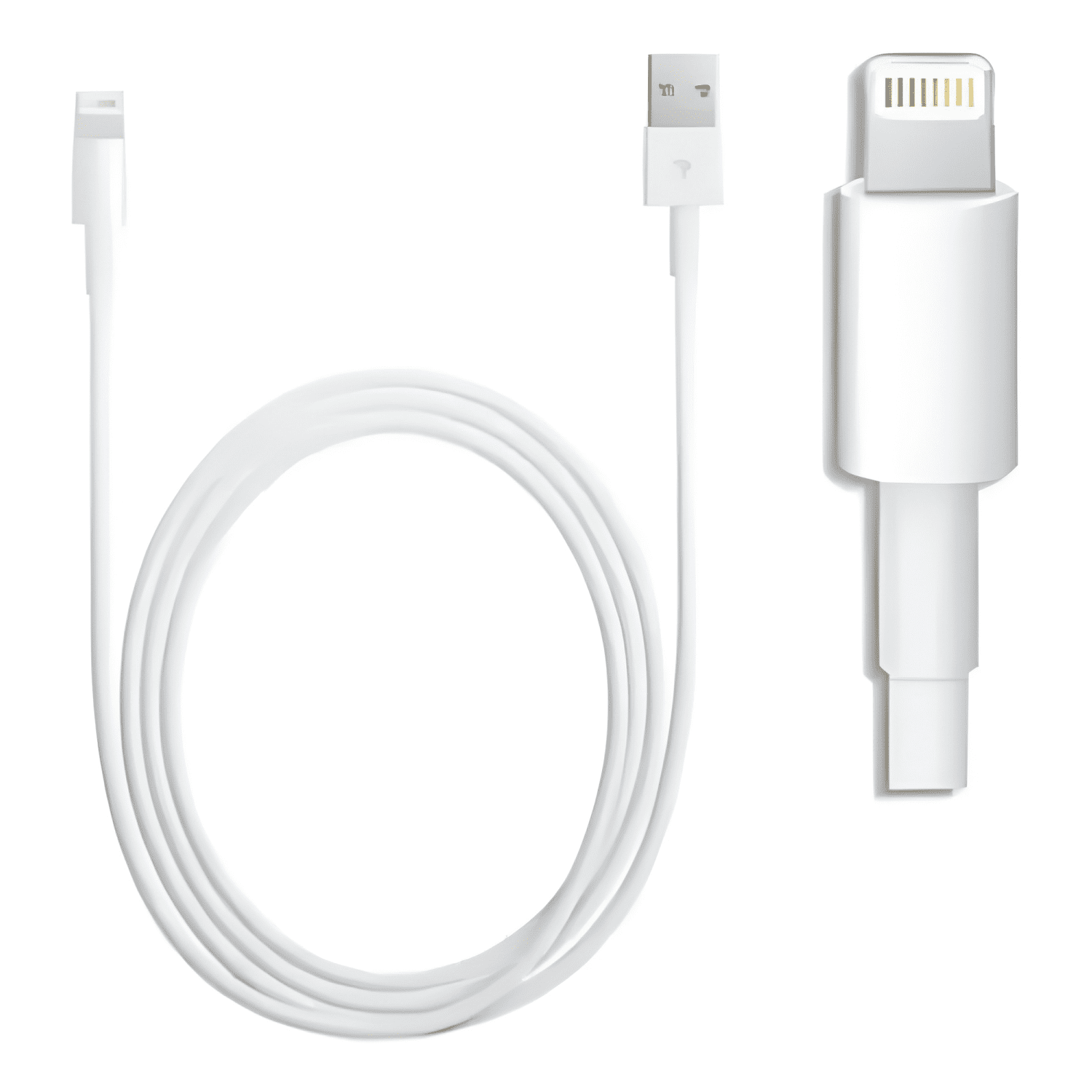 Cable USB carga rápida para iphone lightning 1mt-3