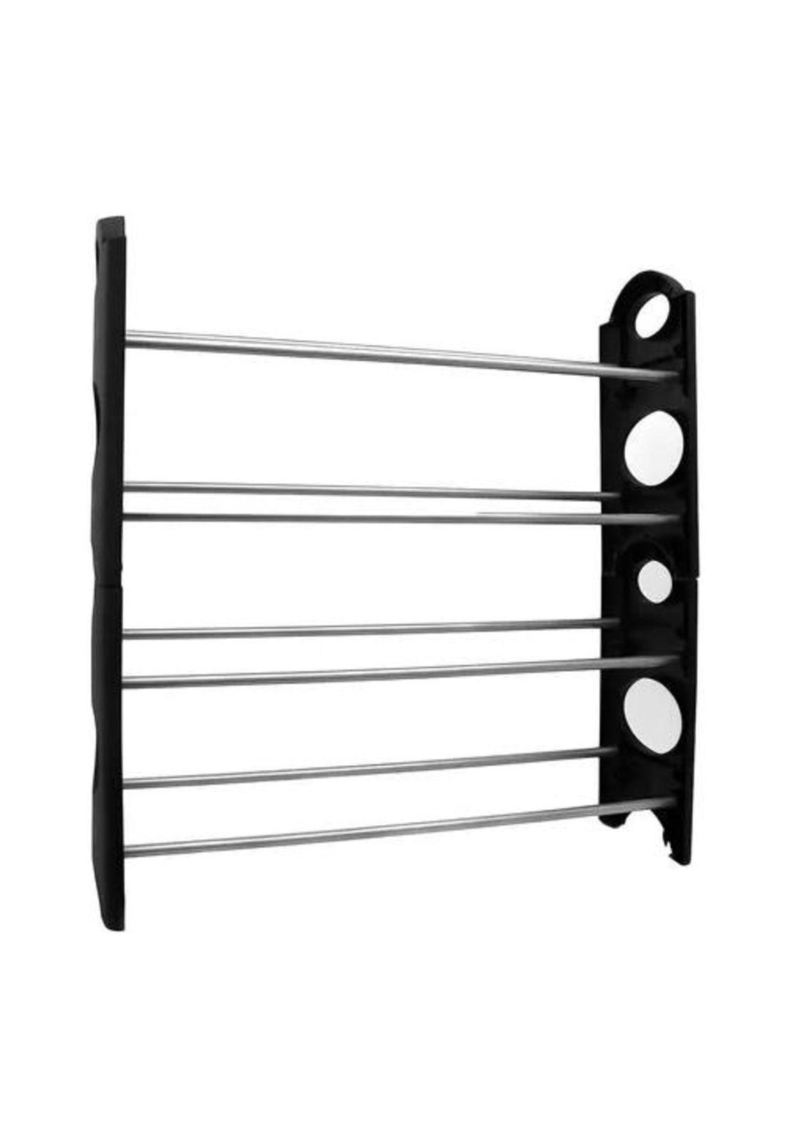 Rack zapatera organizador para 12 pares 4 niveles negro-0