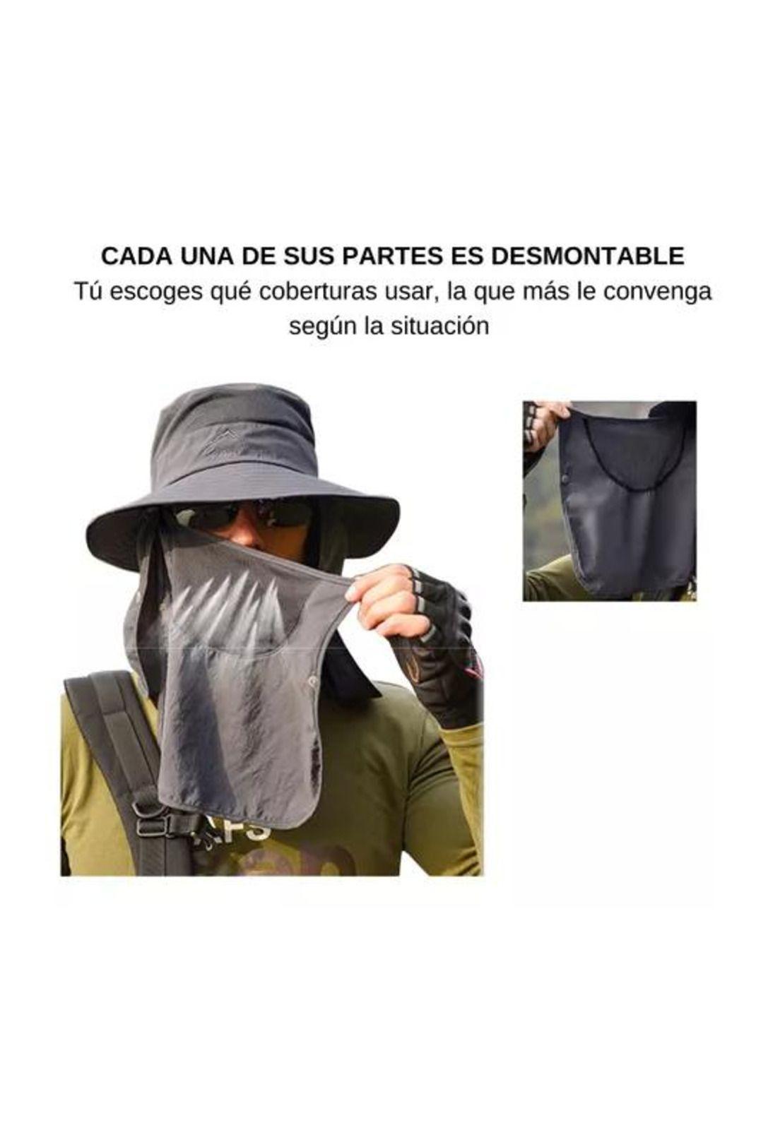 Sombrero Boonie Legionario Protección Solar Azul Marino-4