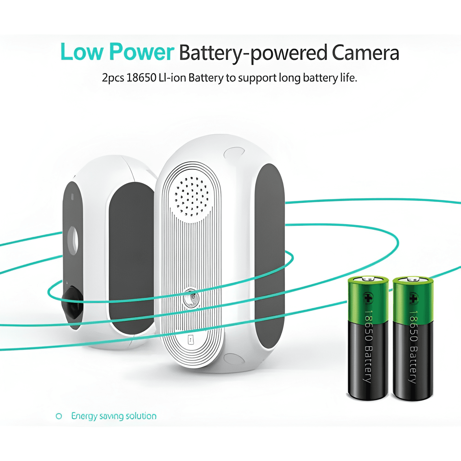 Camara Ip Inalambrica 3mp Recargable Wifi/k2-2