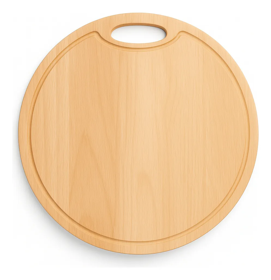 Tabla Pizza Madera Tablas Para Picar Picoteo Plato De Madera Liso Marrón Claro-0