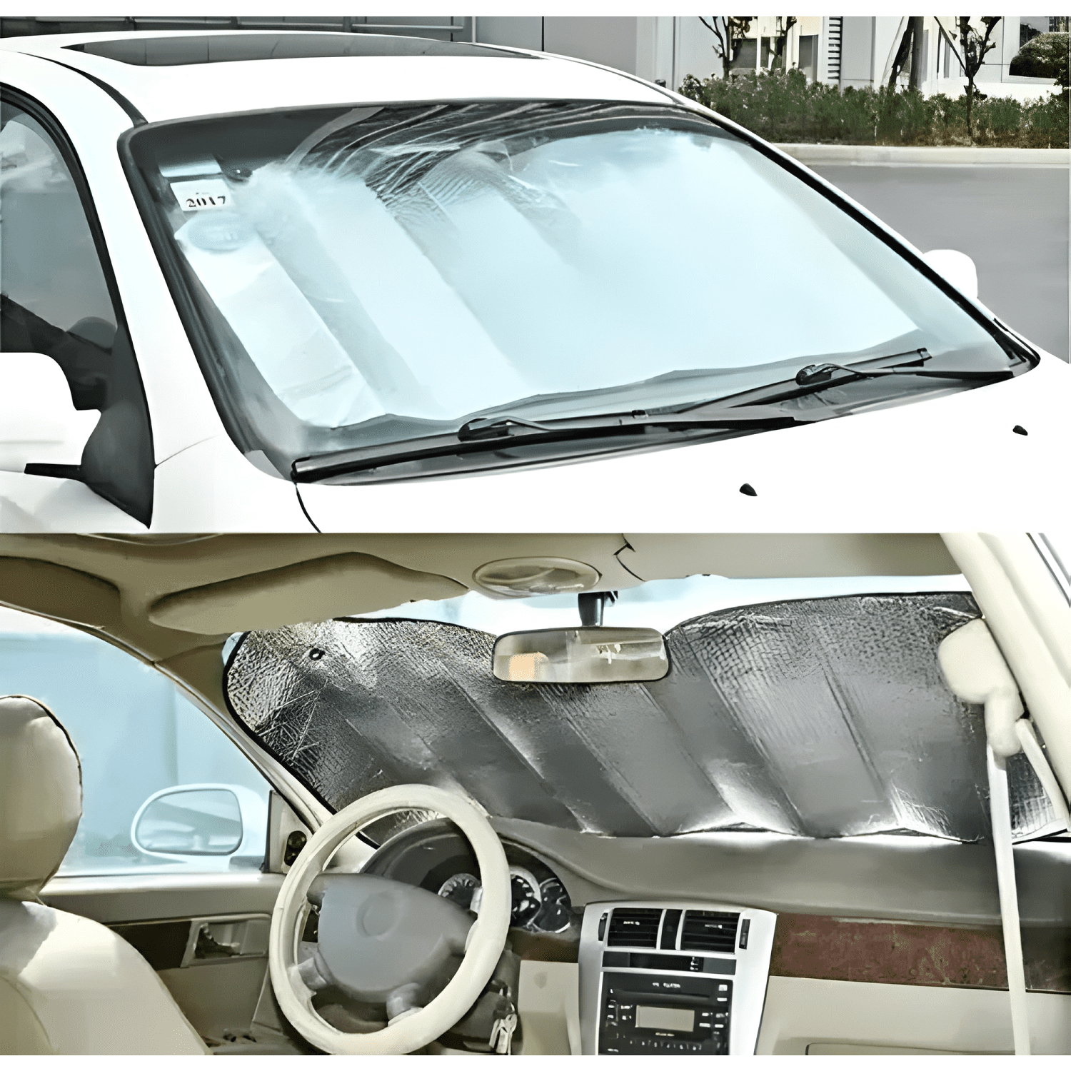 Tapa Parabrisas para Sol Cubre Vidrio Auto Camioneta Anti-uv-2