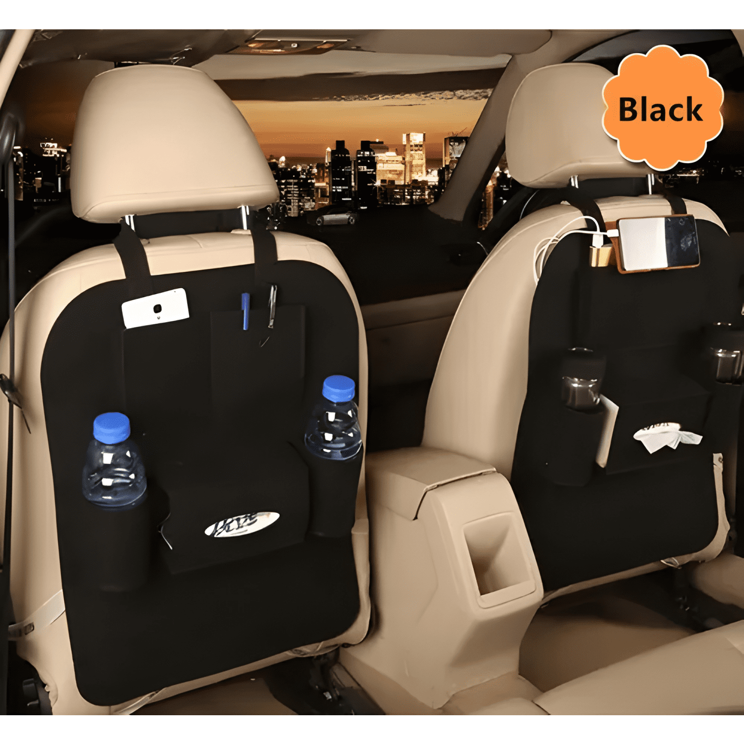 Bolso Organizador Para Respaldo Asiento Trasero De Auto-2