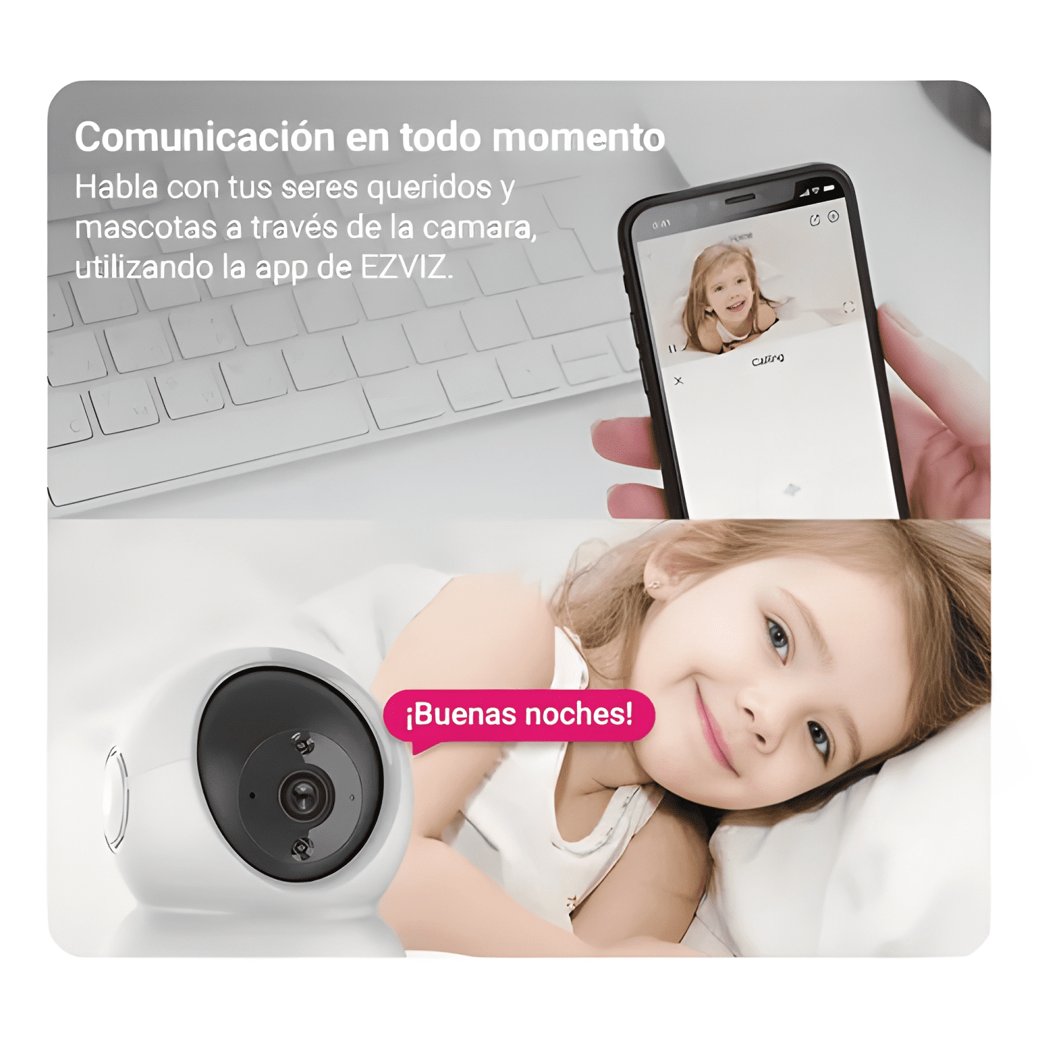 Camara Seguridad Wifi Interior H6c Pro 2k Deteccion Blanco-3