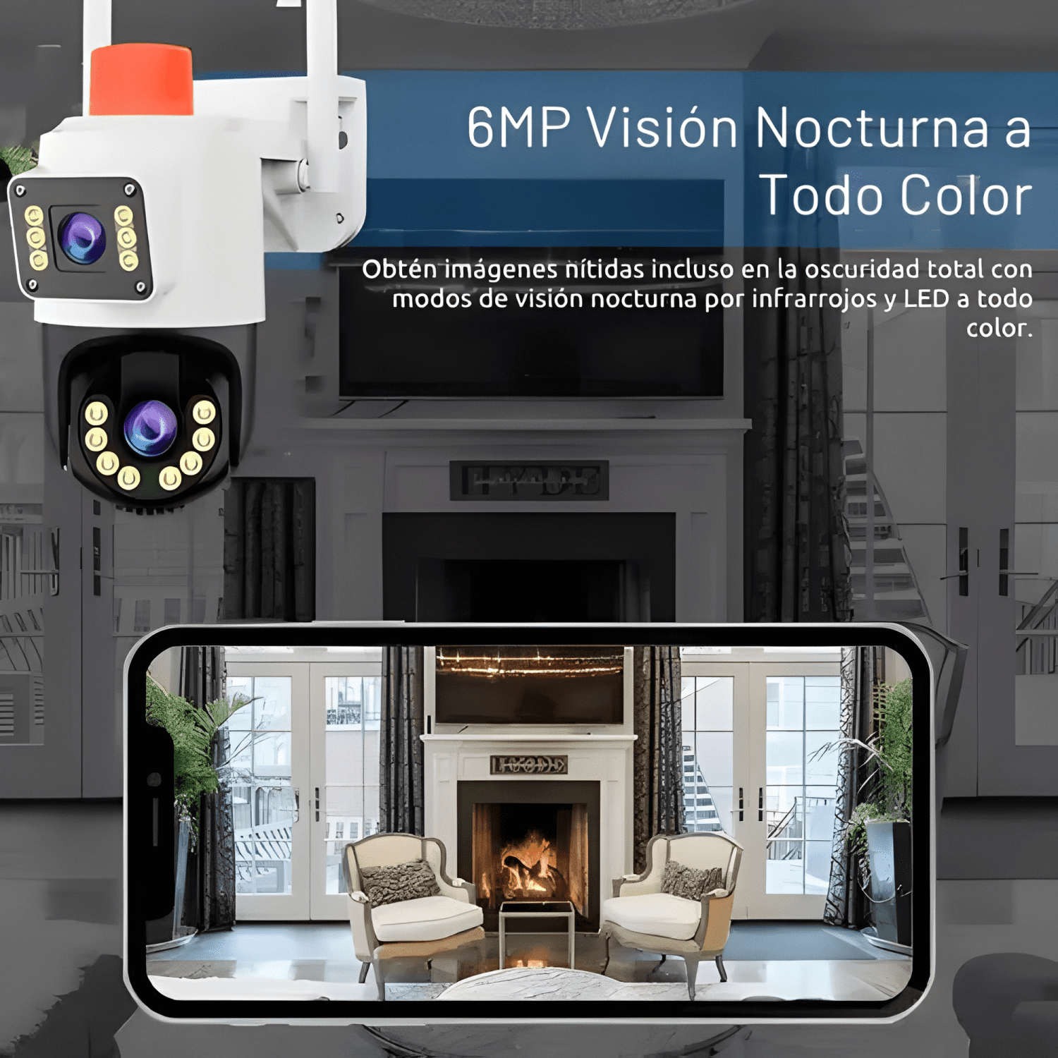 Cámara de Vigilancia Jt-9689u con Alta Definición Negro-2