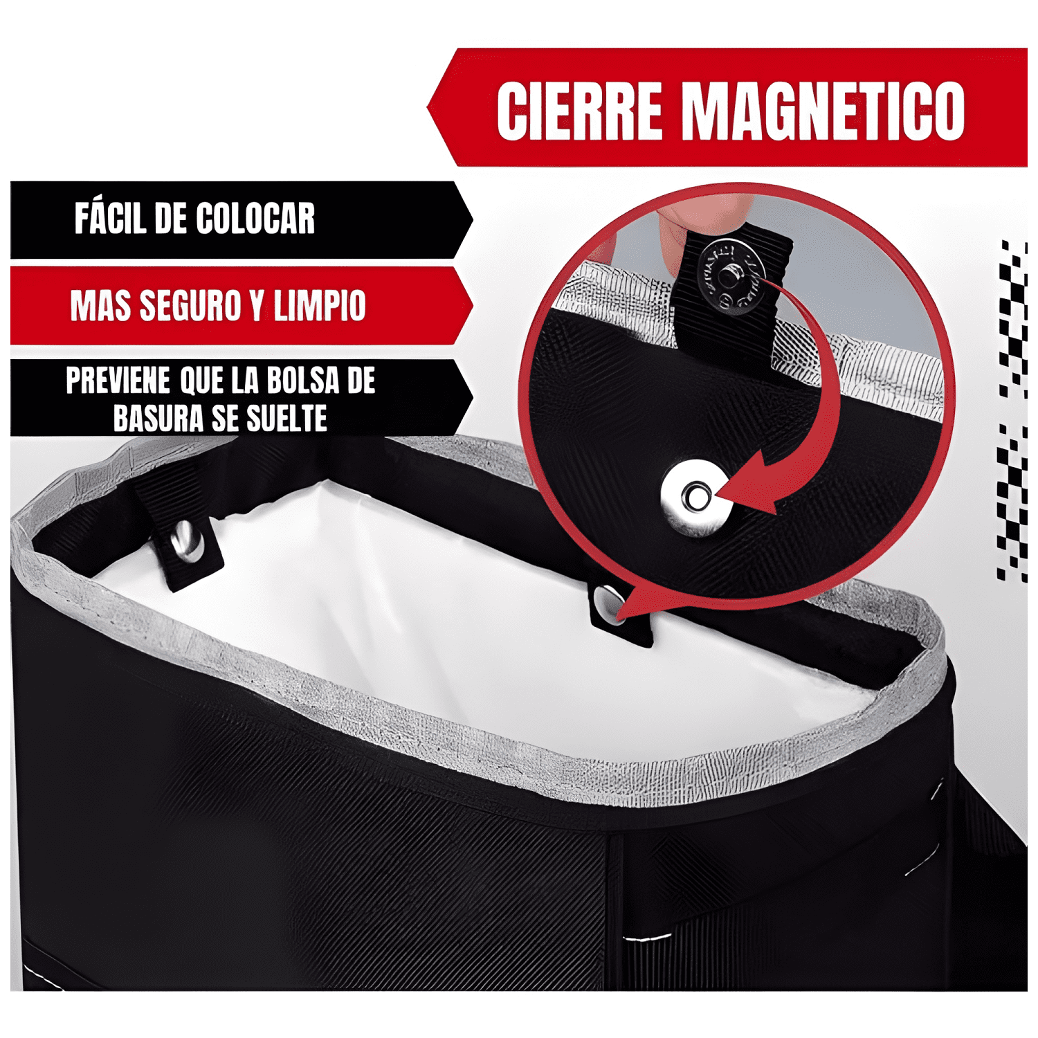 Basurero Para Auto Organizador Portatil Impermeable-2