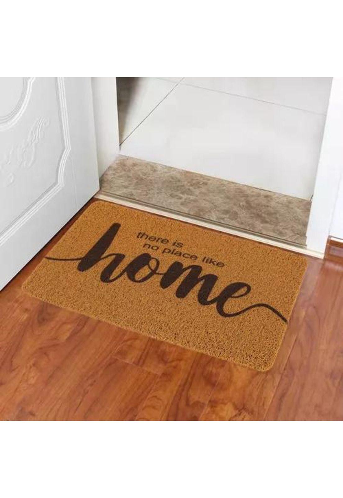 Alfombra de Fibra de Coco 75x40 cm Antideslizante para el Hogar-2