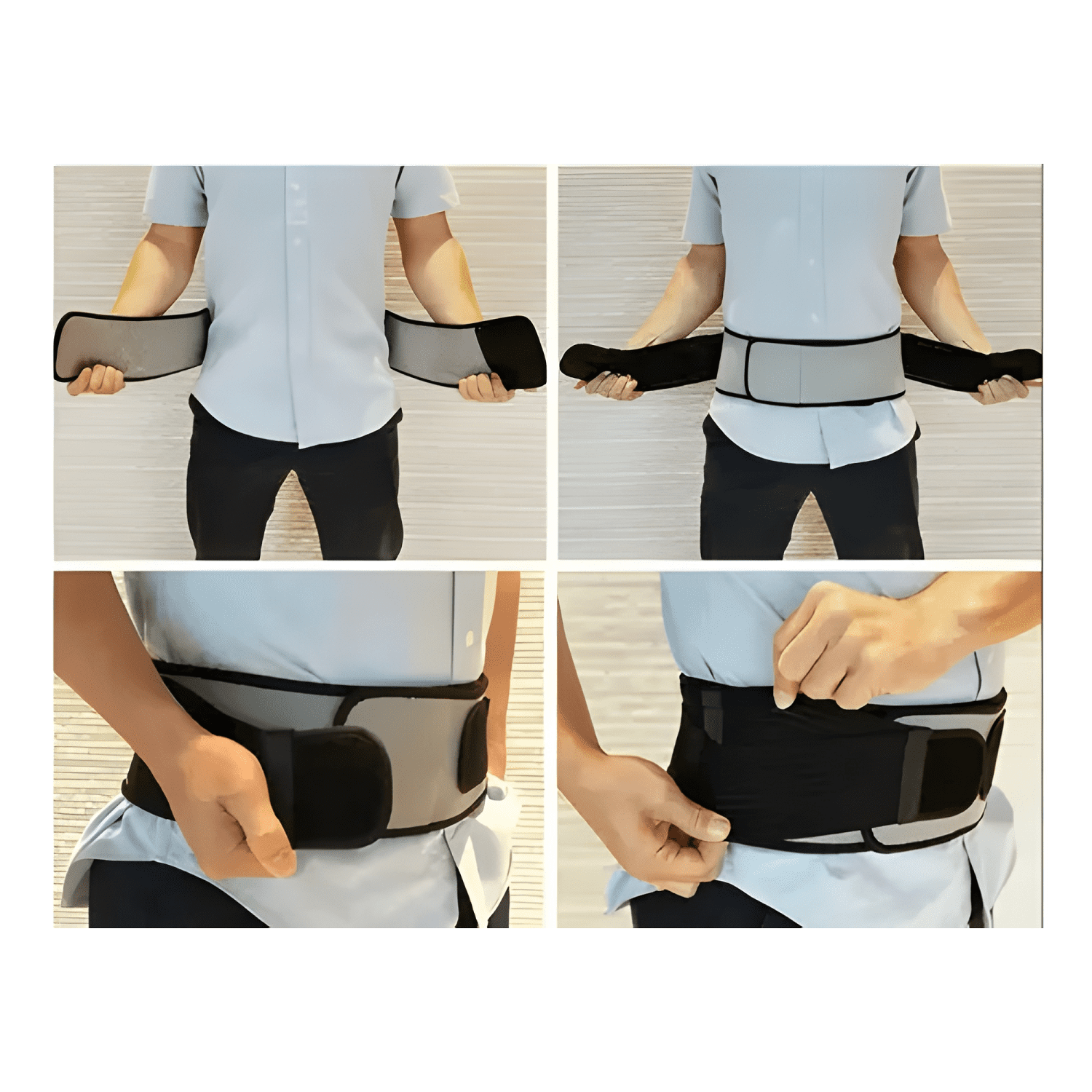 Faja sacro lumbar ciática columna lumbago talla única-4