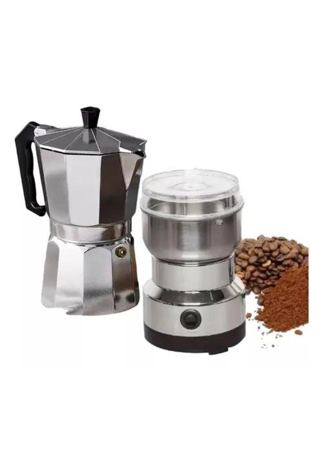 Cafetera italiana express de 9 tazas con moledor eléctrico-7