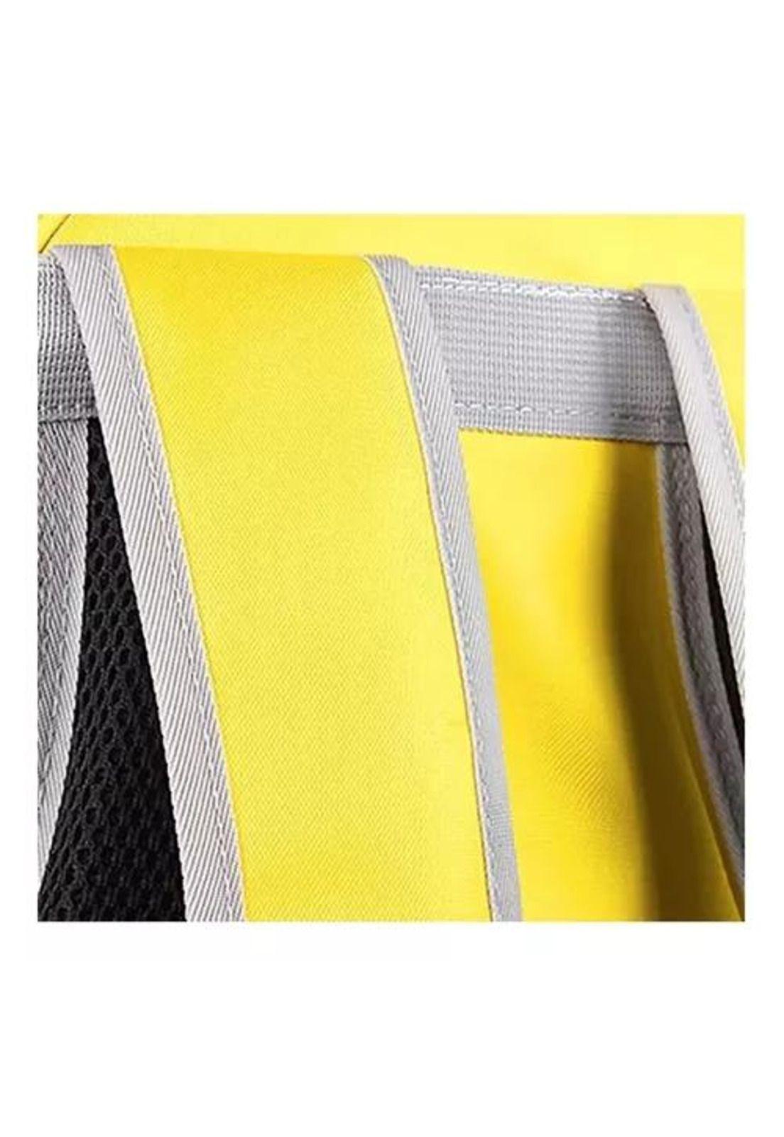 Bolso canil gato mochila transportadora para mascotas perros amarillo-4